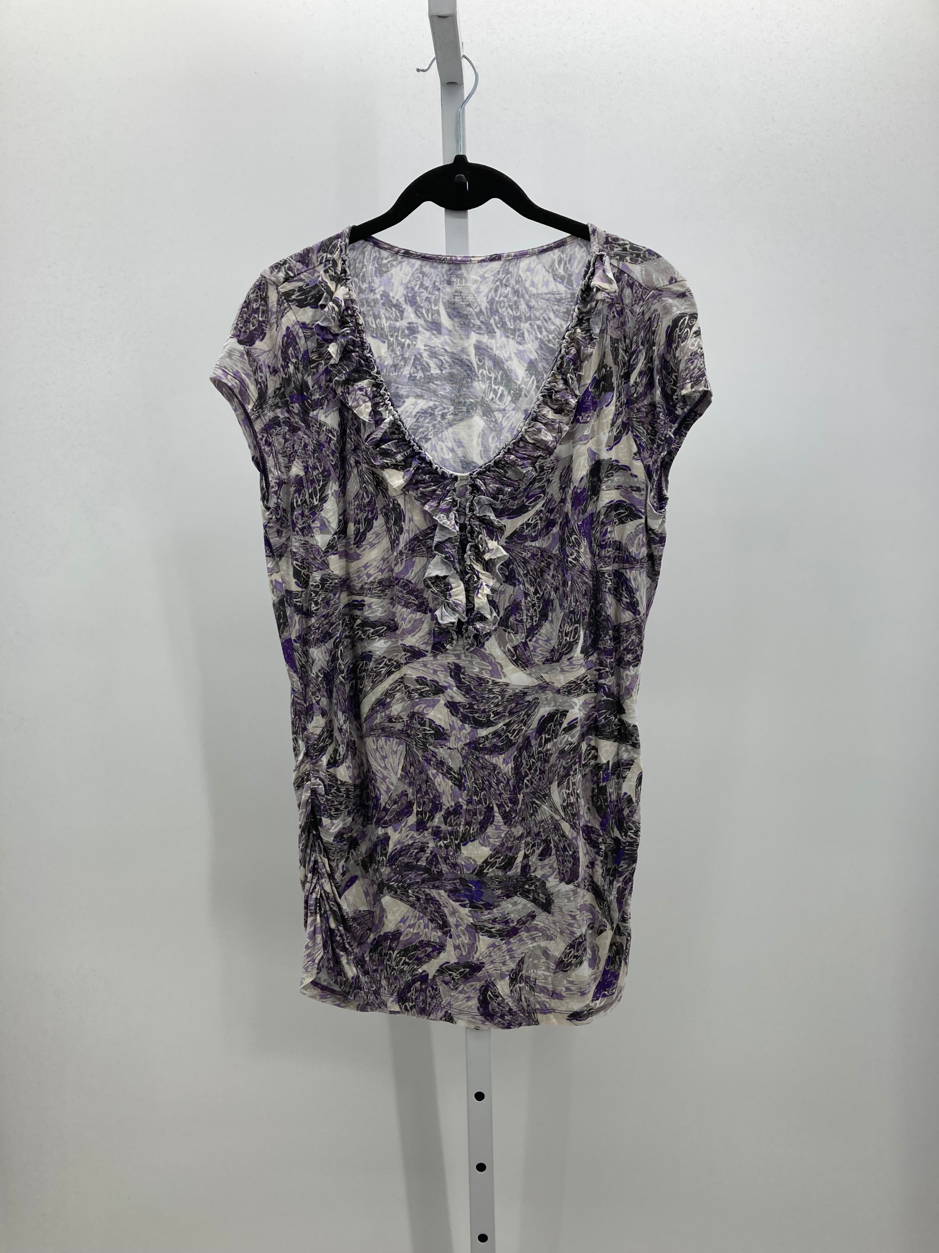 A.N.A. Size Large Misses Short Sleeve Shirt