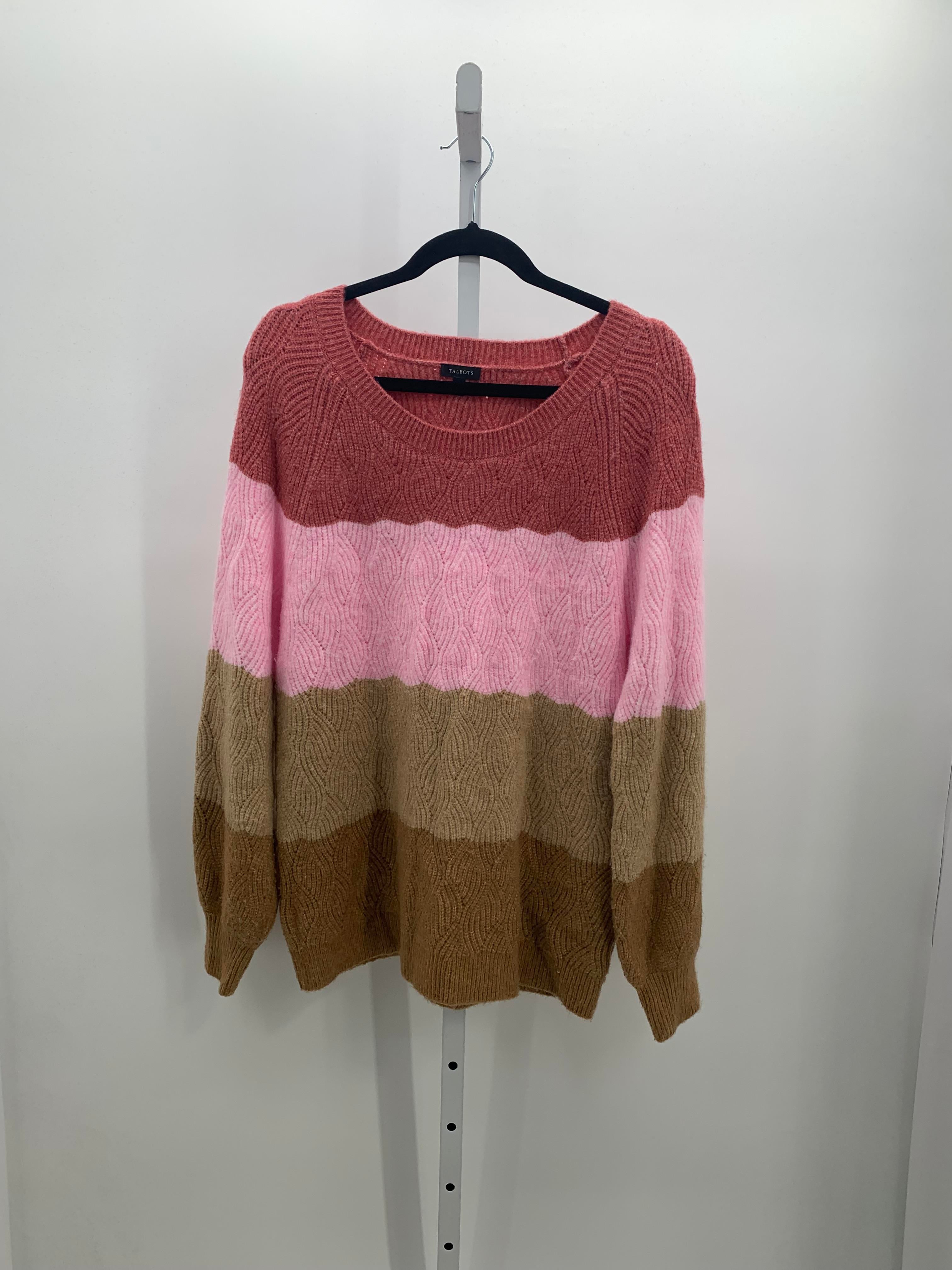 Talbots Size Large Misses Long Slv Sweater