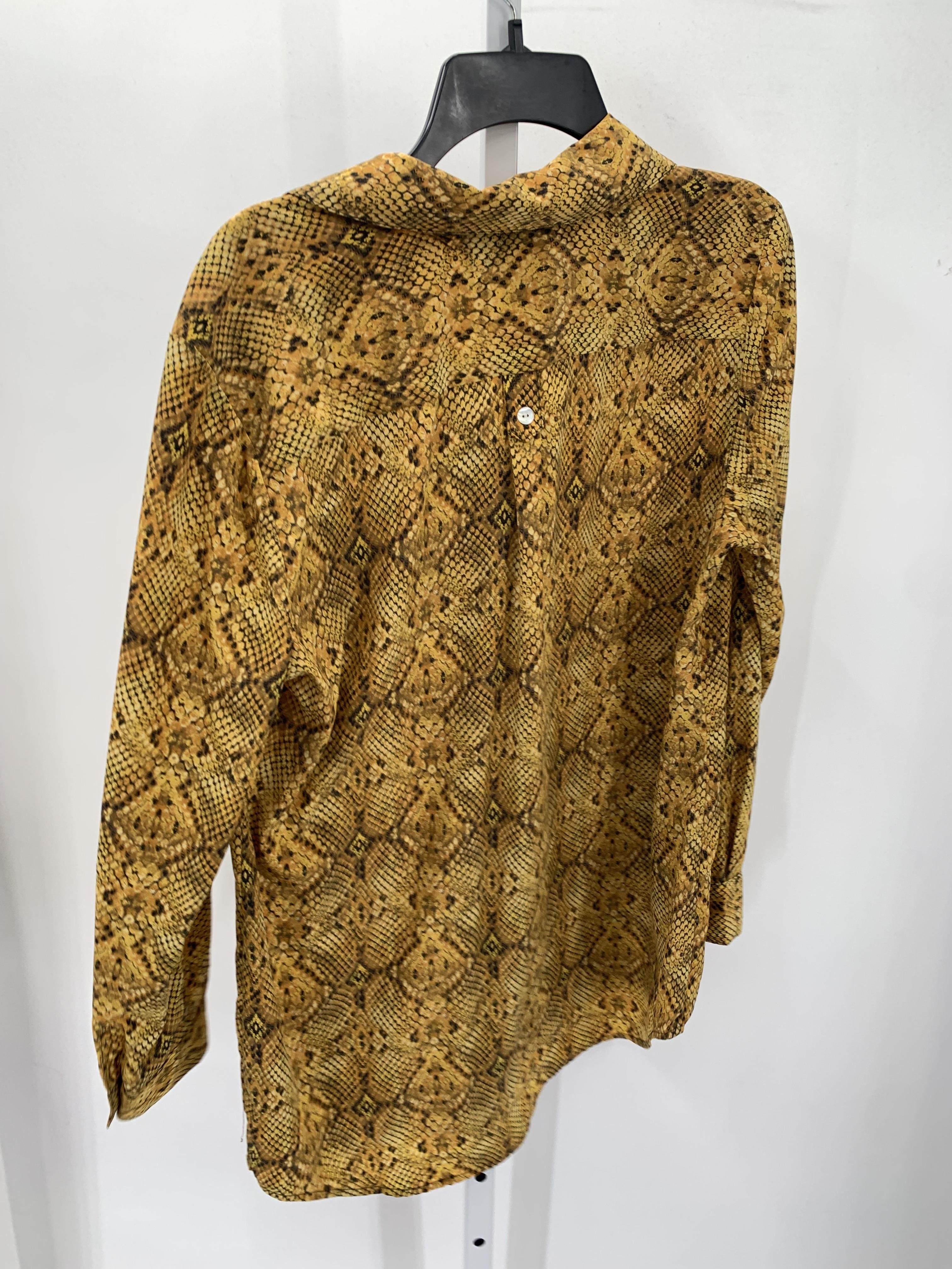 Style & Co. Size Large Misses Long Sleeve Shirt