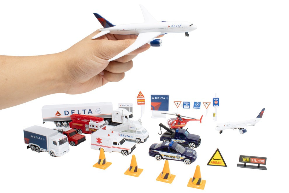 New - Delta Airlines Large Playset.