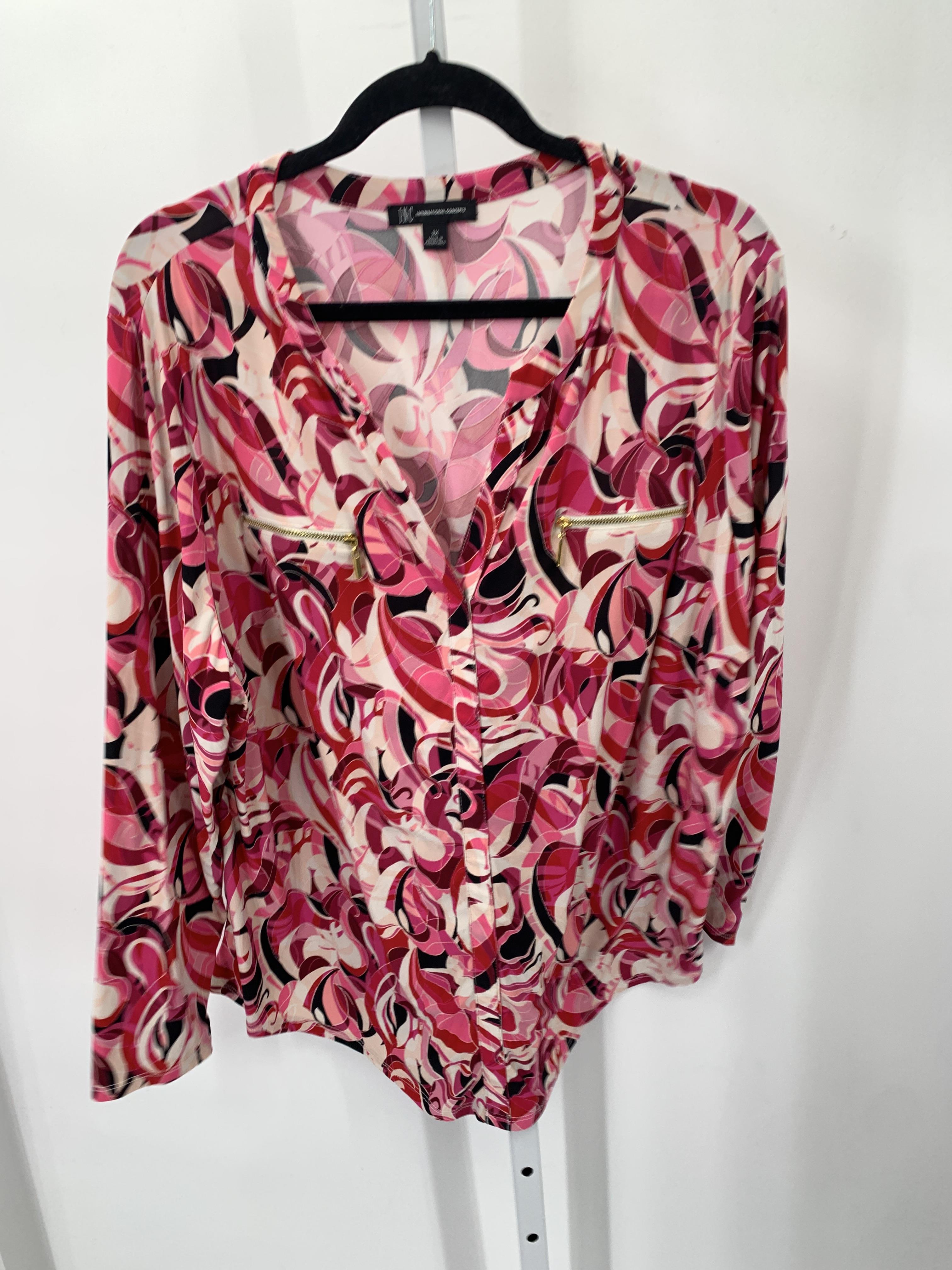 INC Size 3X Womens Long Sleeve Shirt