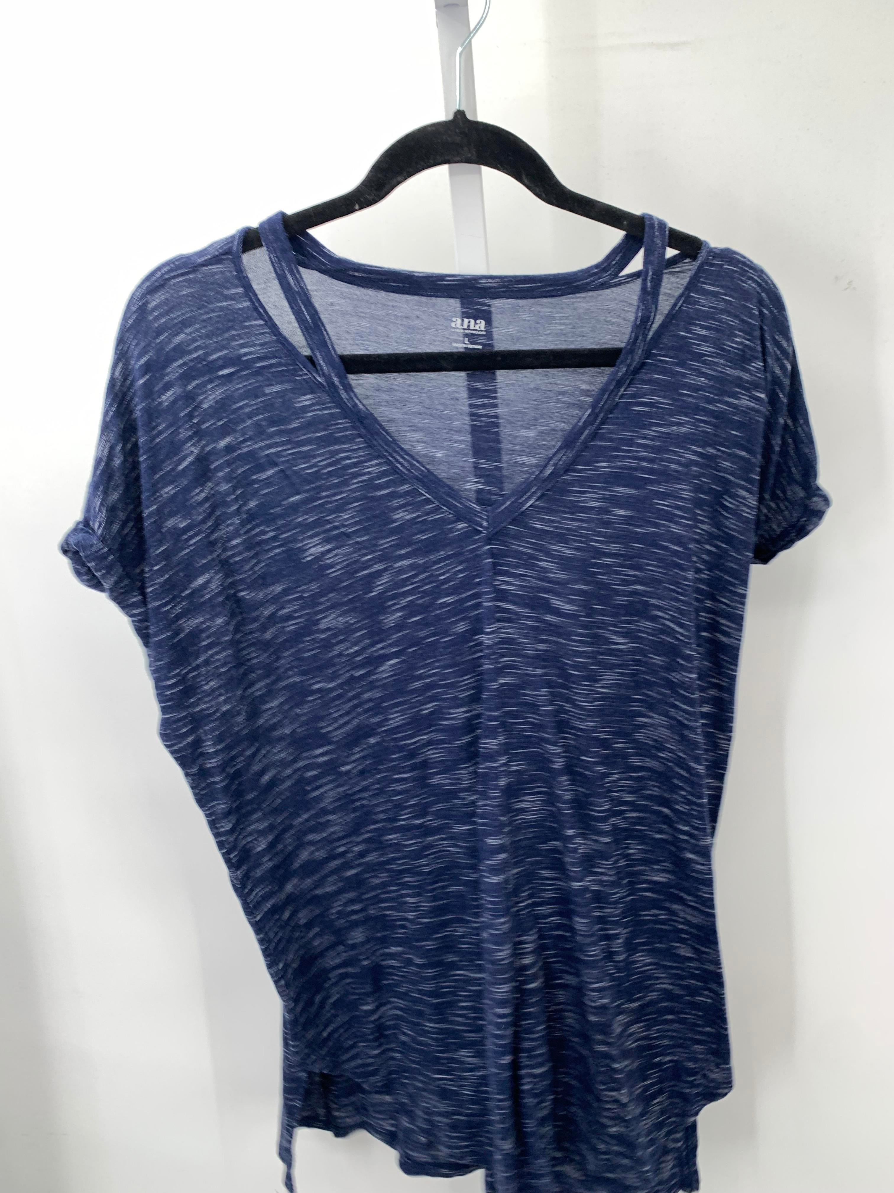 A.N.A. Size Large Misses Short Sleeve Shirt