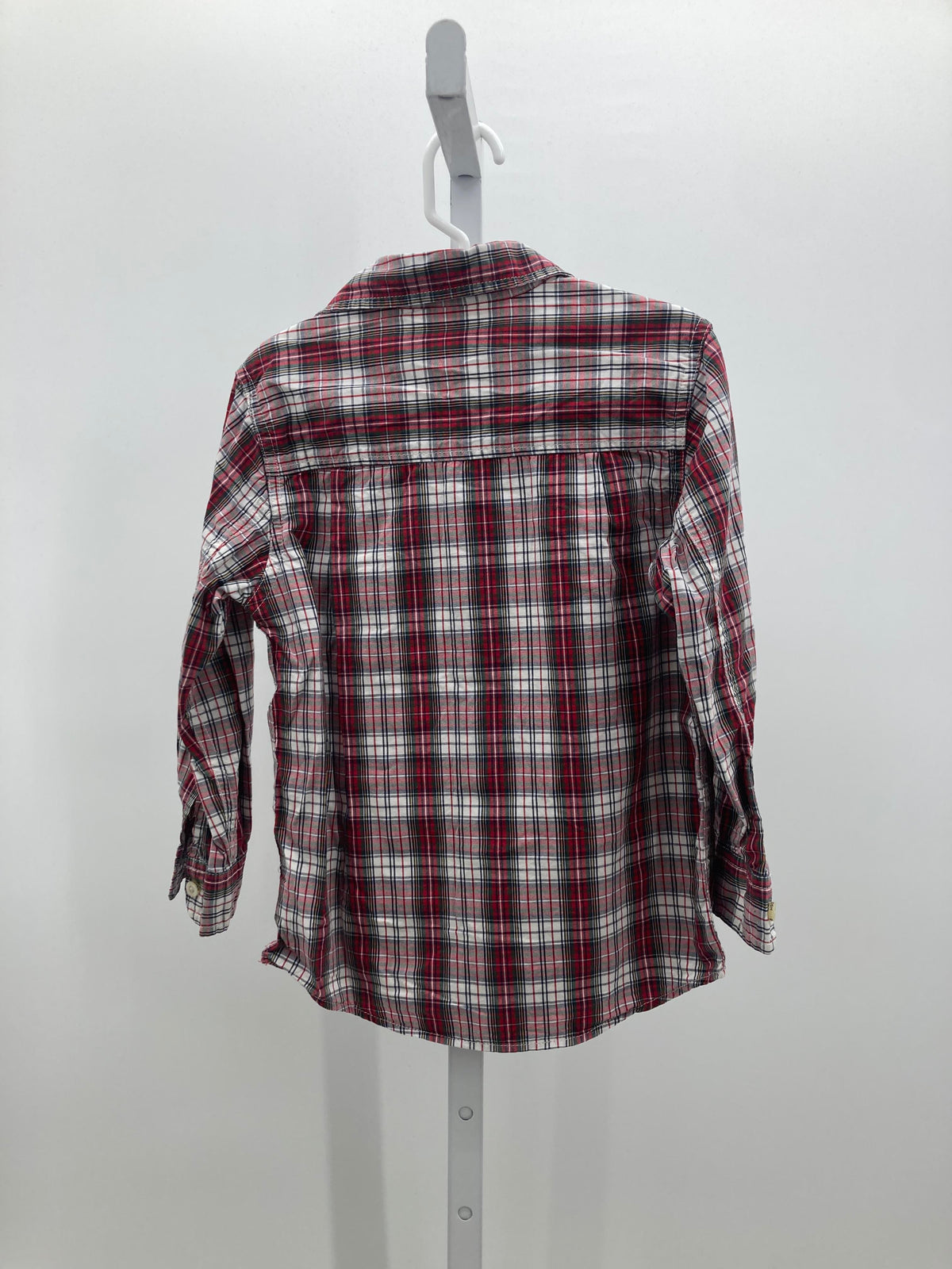 PLAID BTN DOWN