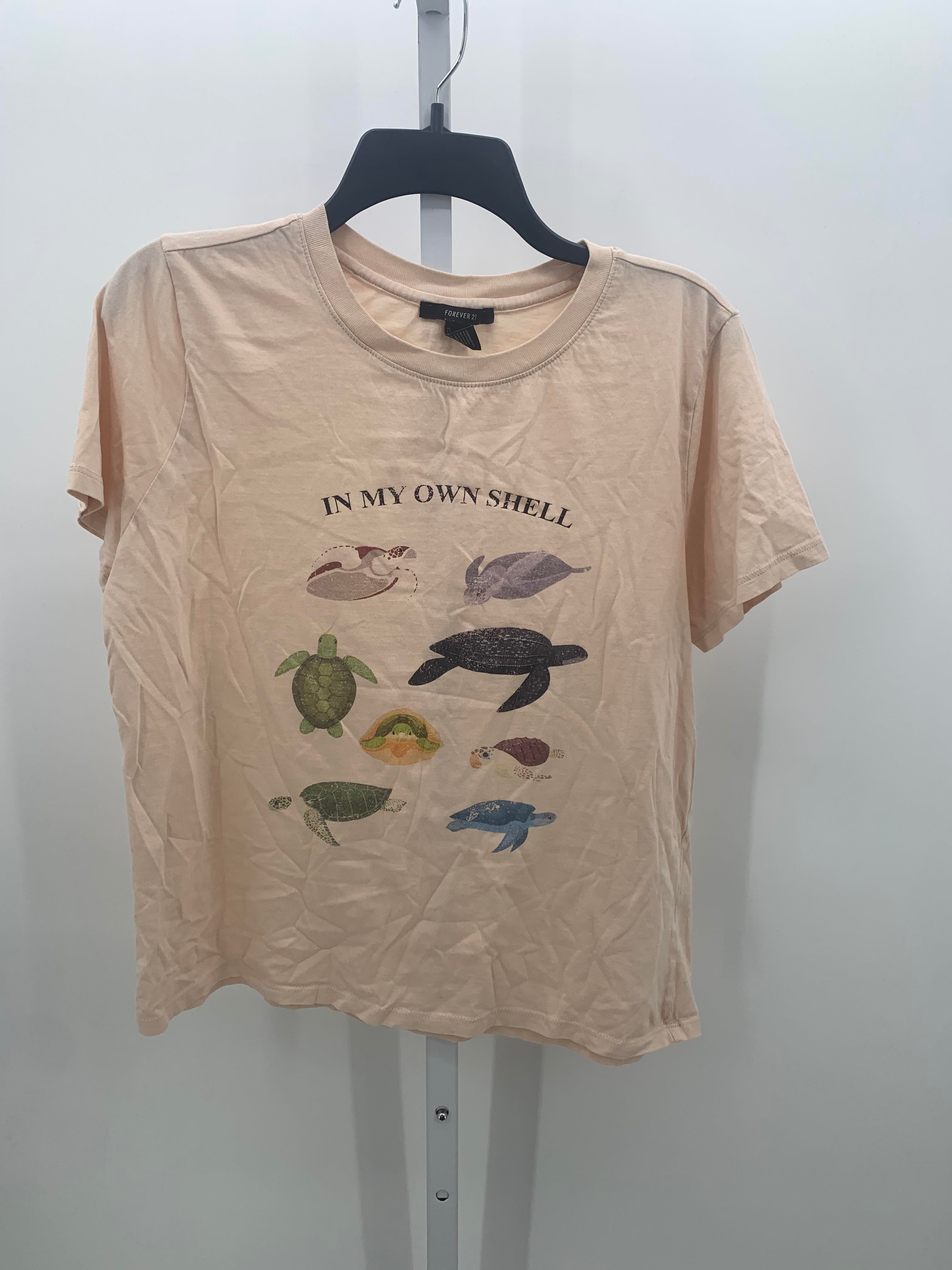 Forever 21 Size Large Juniors Short Sleeve Shirt