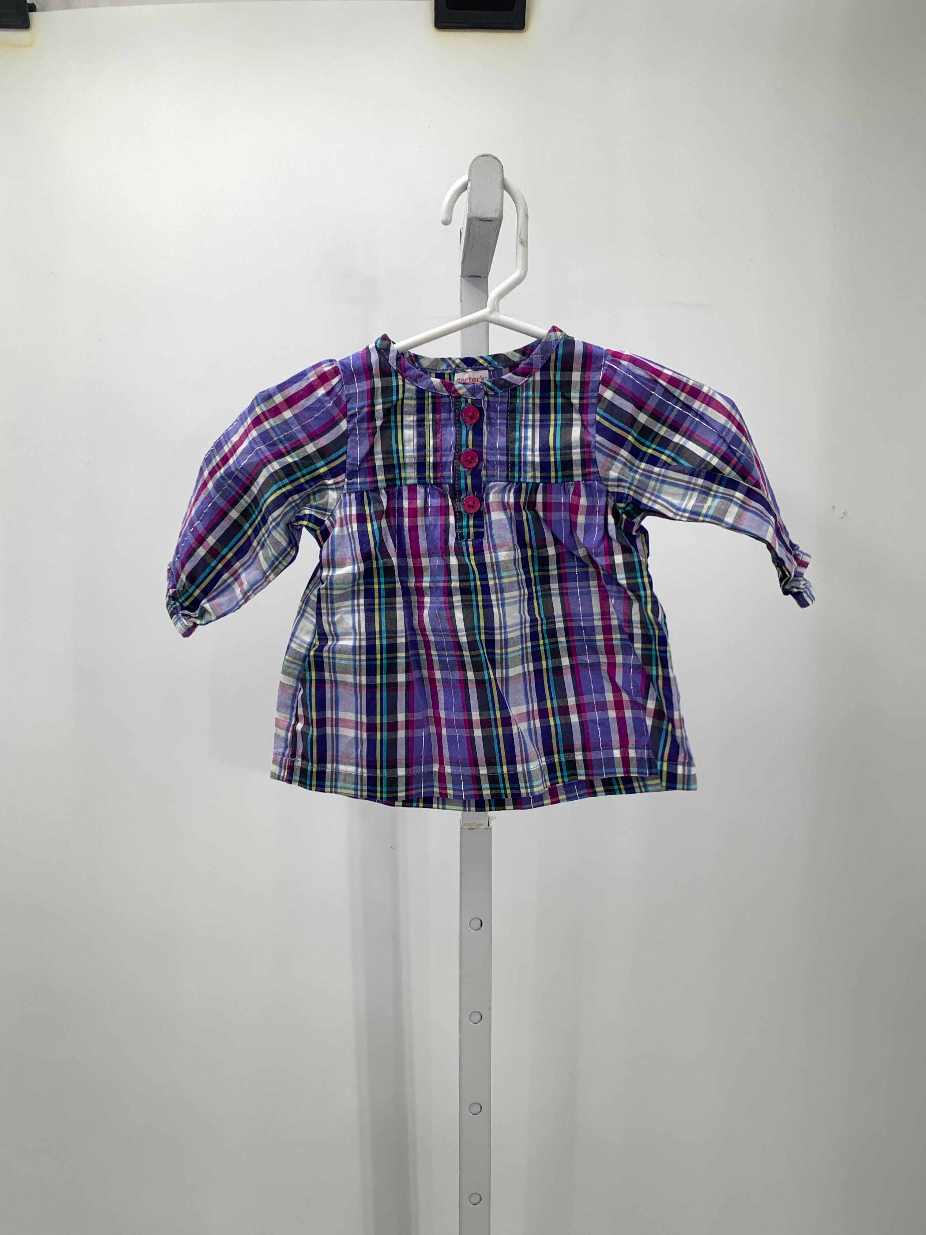 Carters Size 6 Months Girls Long Sleeve Shirt