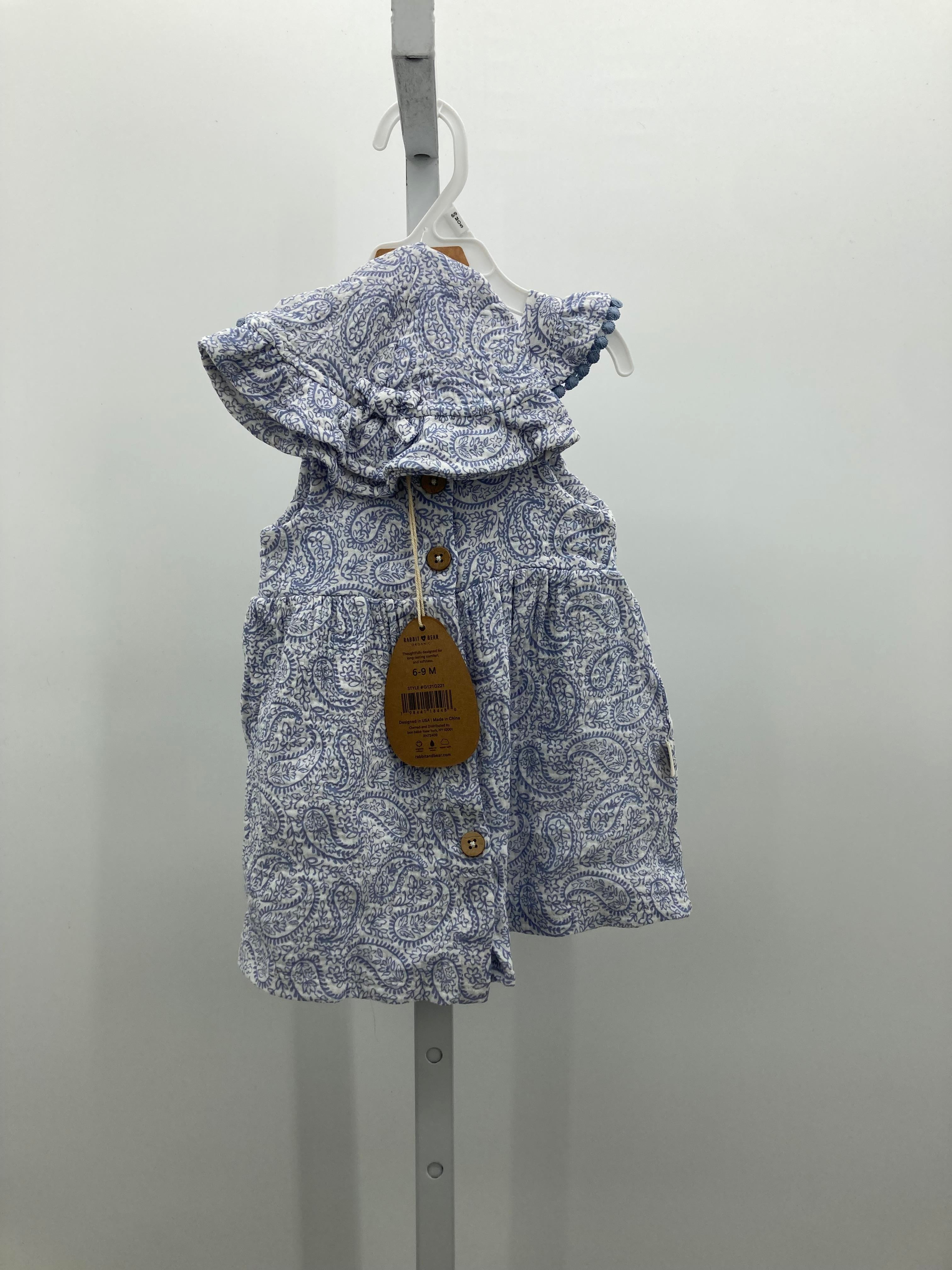 Rabbit + Bear Size 6-9 mon Girls Sundress