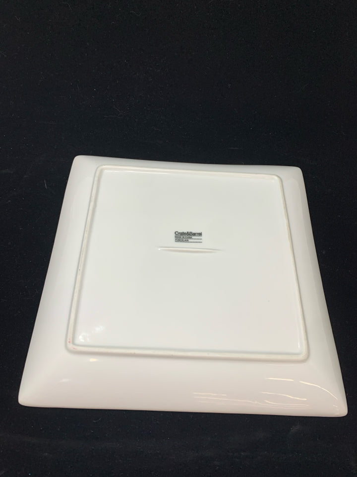 12PC SQUARE DISH SET SRV FOR 4.