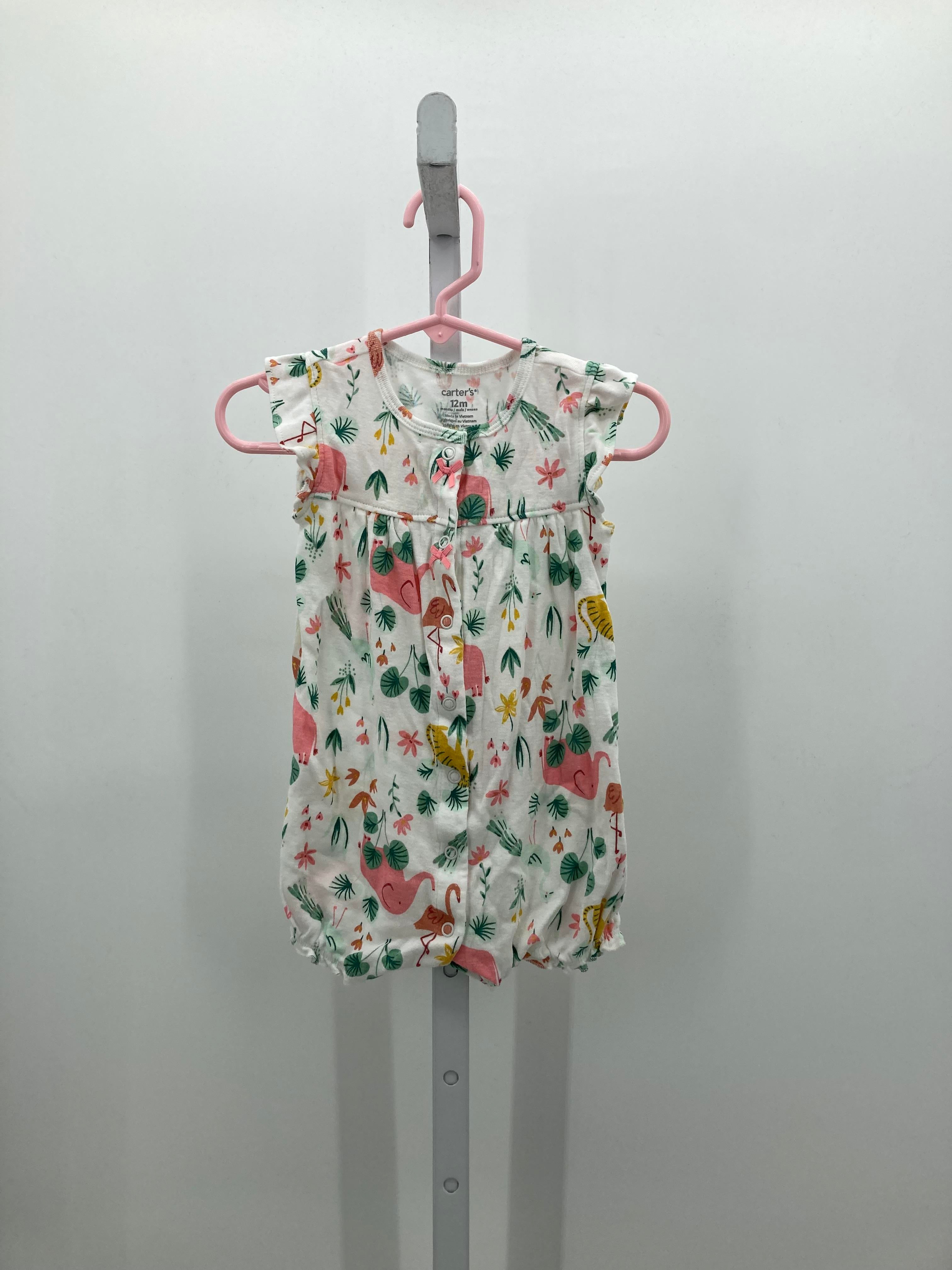 Carters Size 12 Months Girls Sleeveless Romper