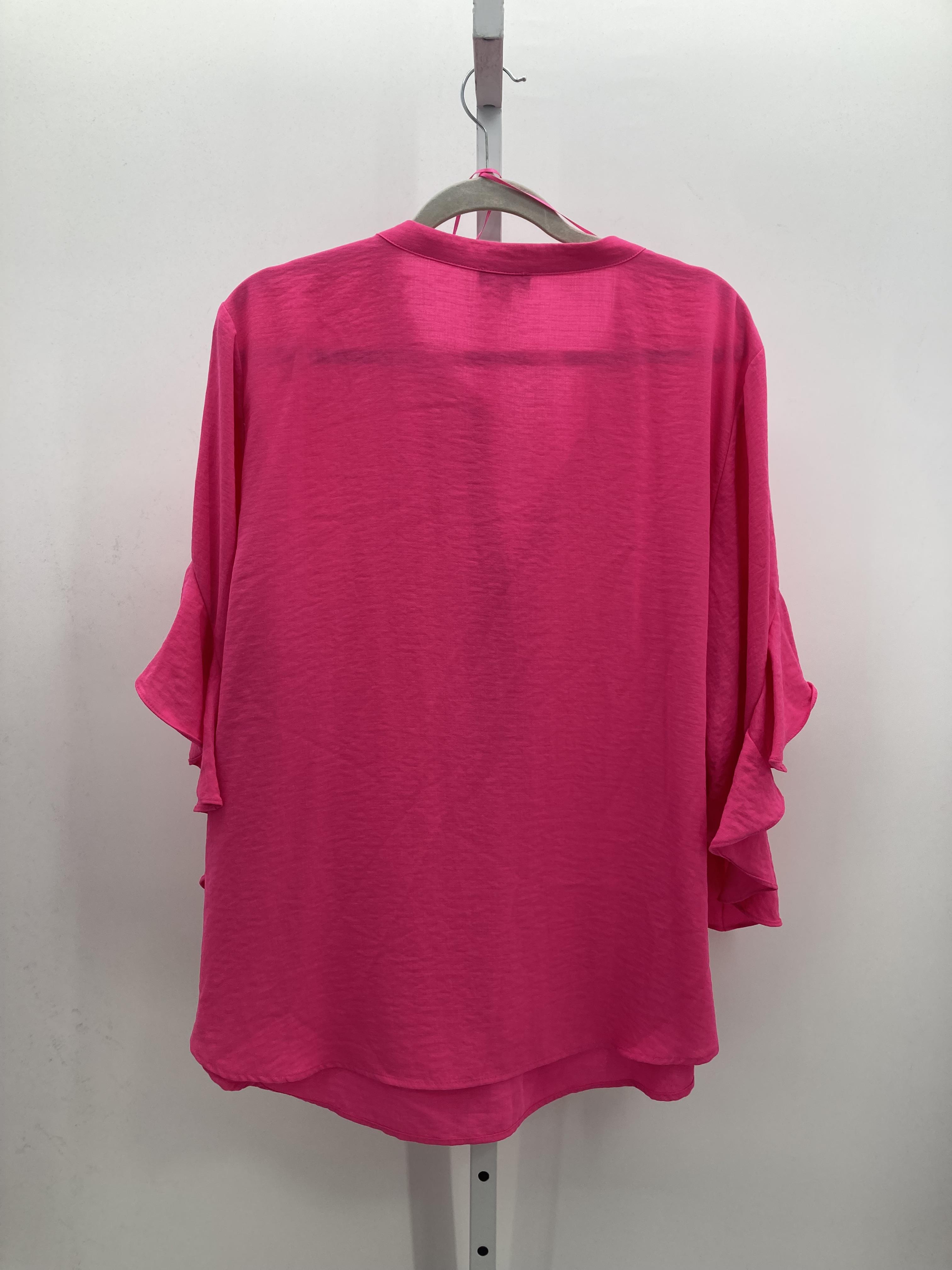 Vince Camuto Size 3X Womens Short Sleeve Shirt