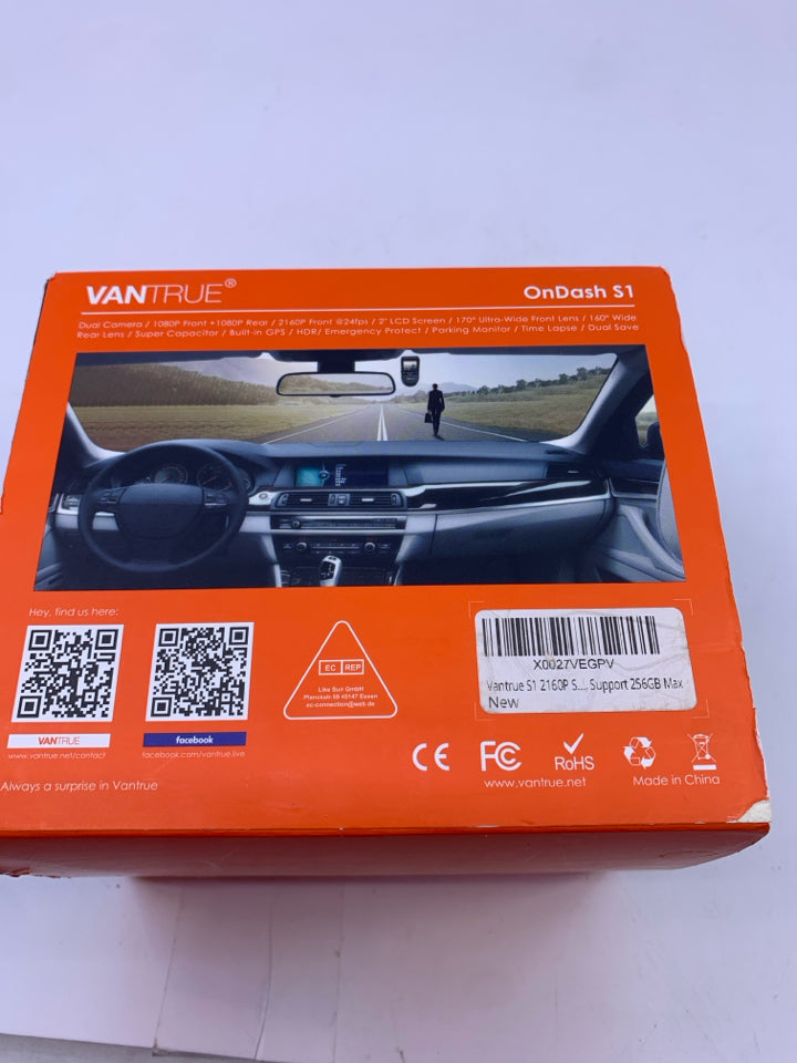 NIB VANTRUE DASH CAM S1.