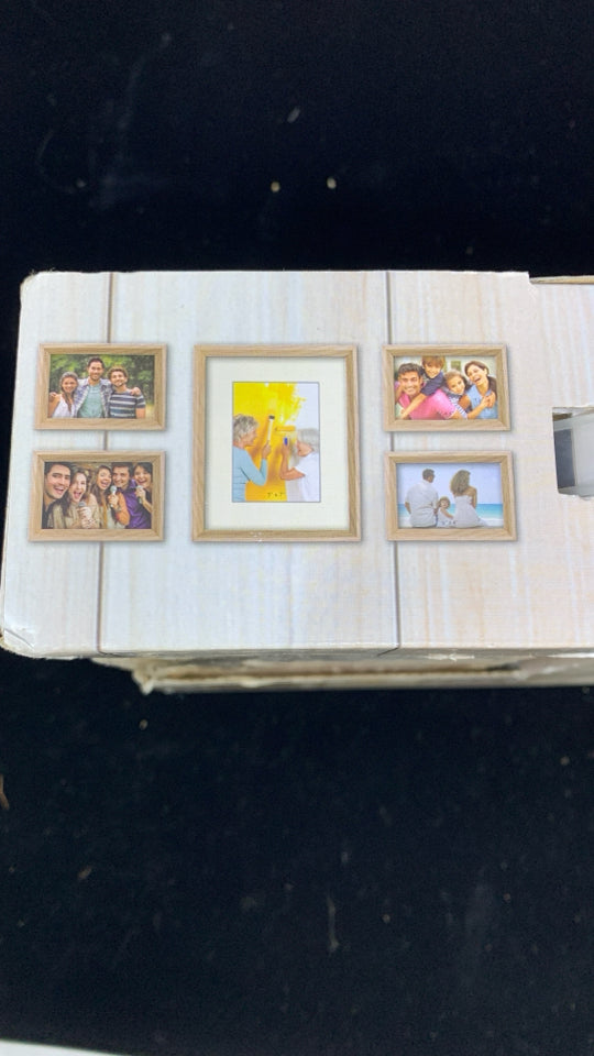 NIB 5PC PHOTO FRAME SET.