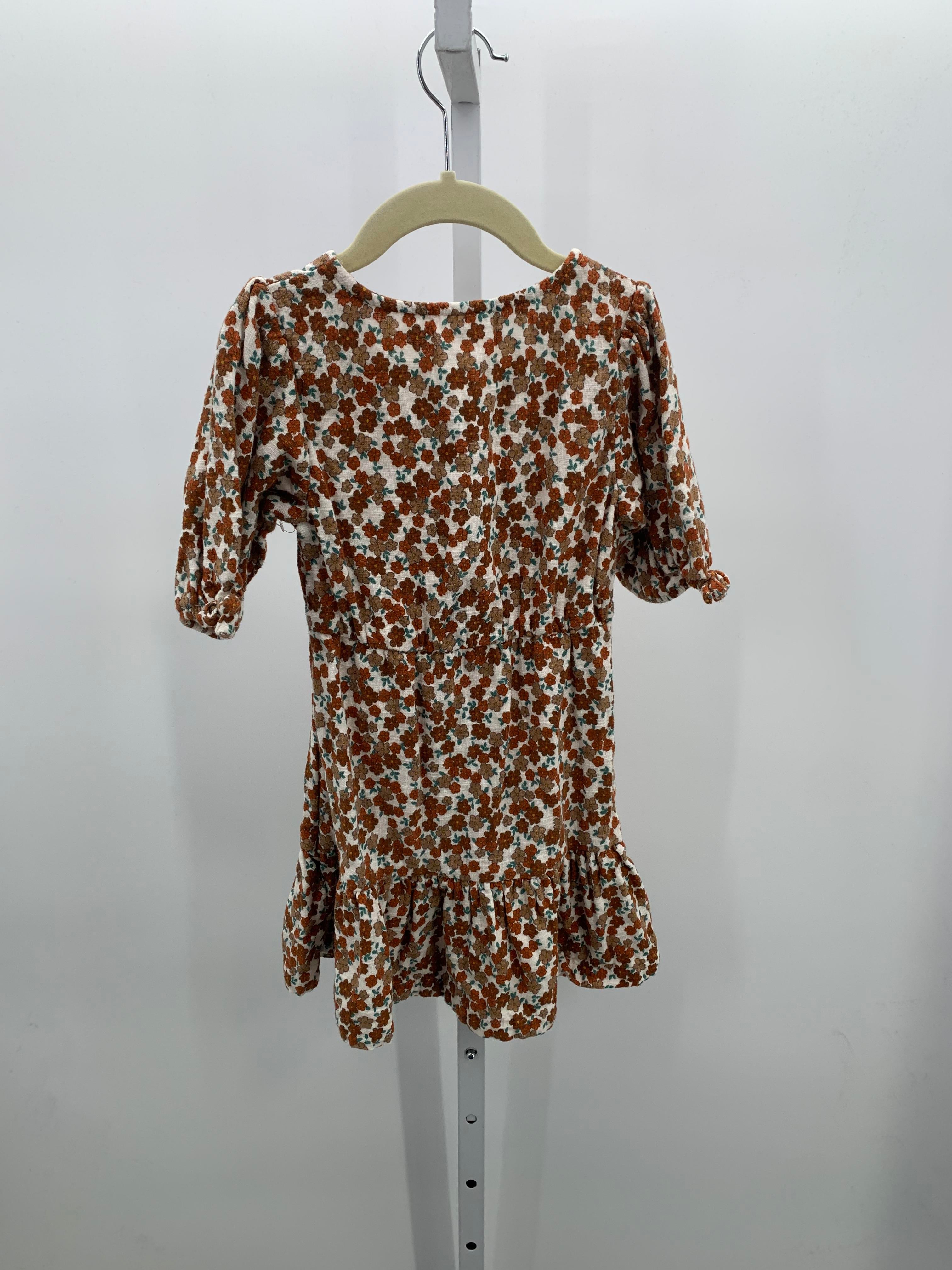 Wonder Nation Size 4-5 Girls Short Sleeve Dress