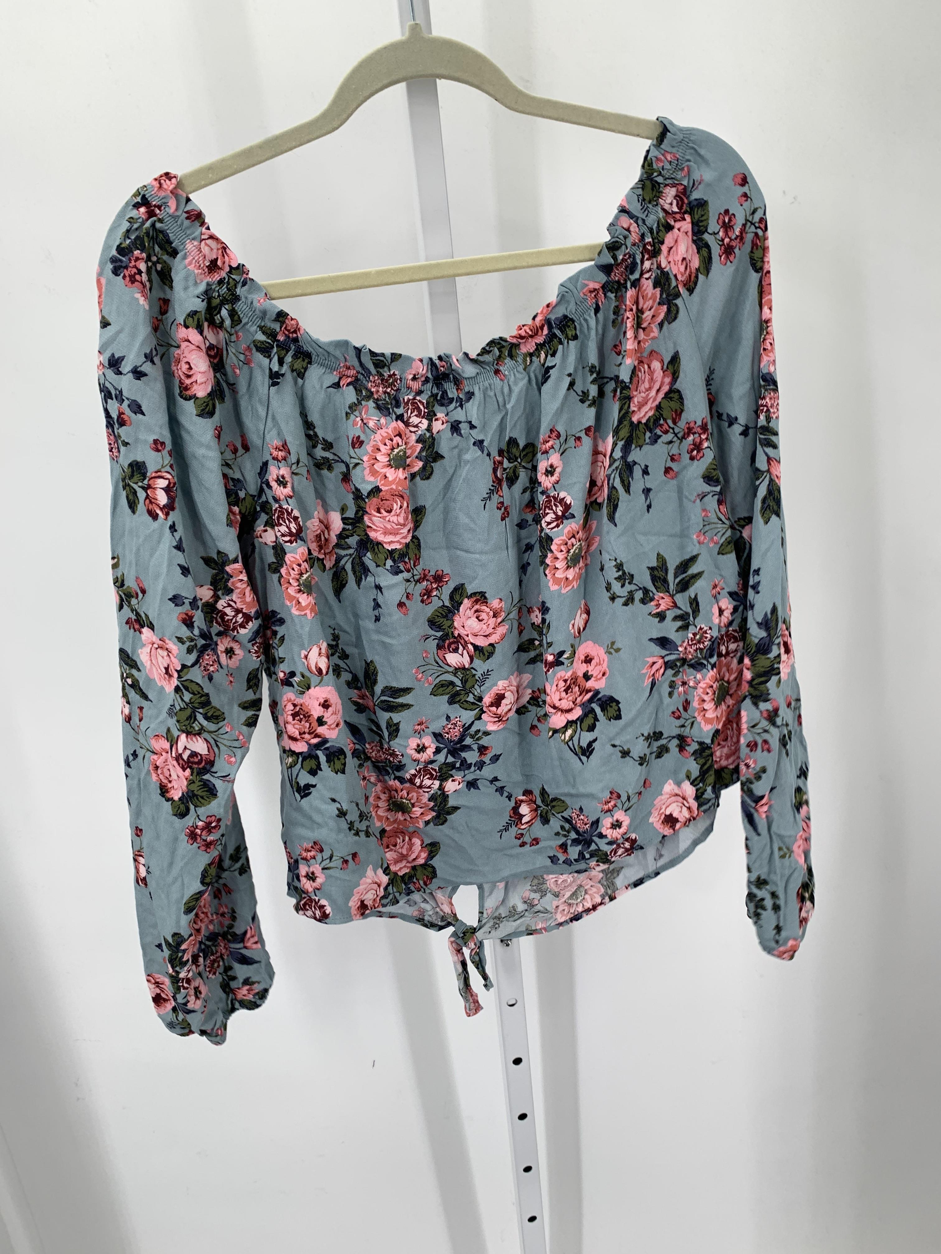 Jolt Size Extra Large Juniors Long Sleeve Shirt