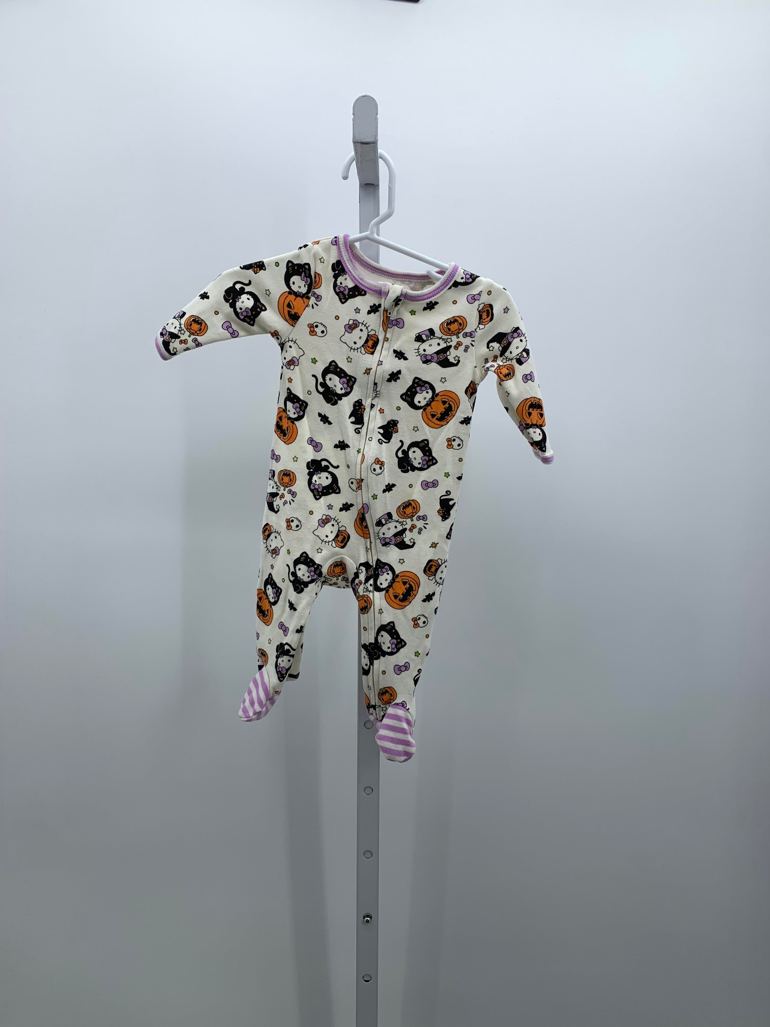LONG SLV ROMPER WITCH PUMPKINS