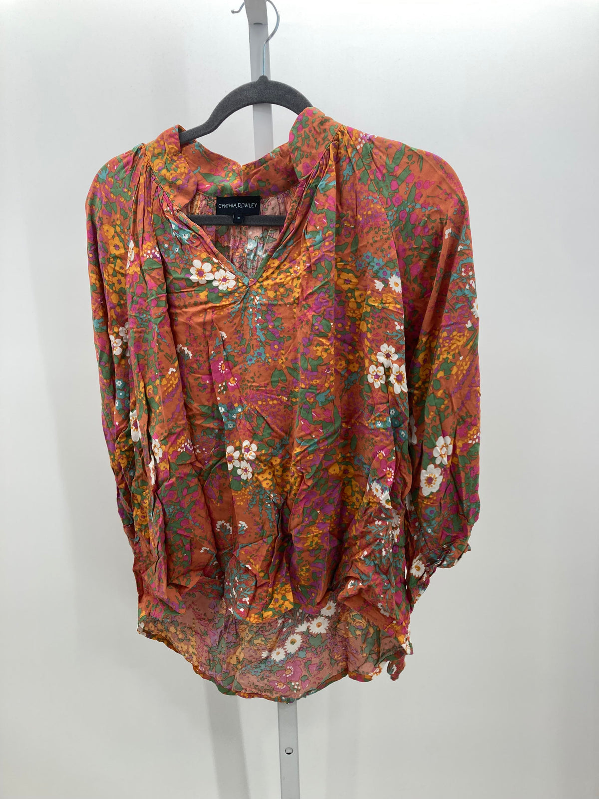 Cynthia Rowley Size Small Misses 3/4 Sleeve Shirt