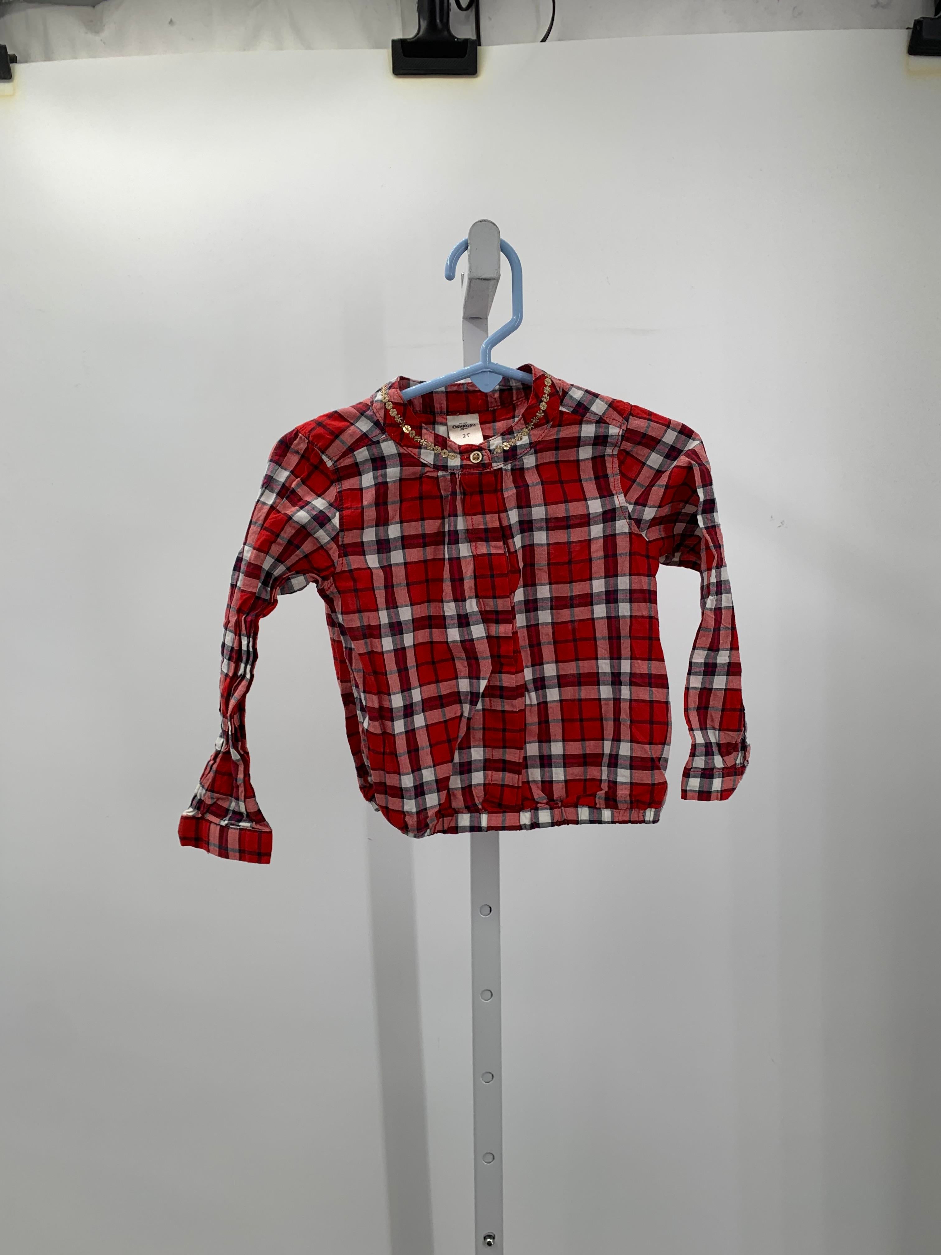 Osh Kosh Size 2T Girls Long Sleeve Shirt