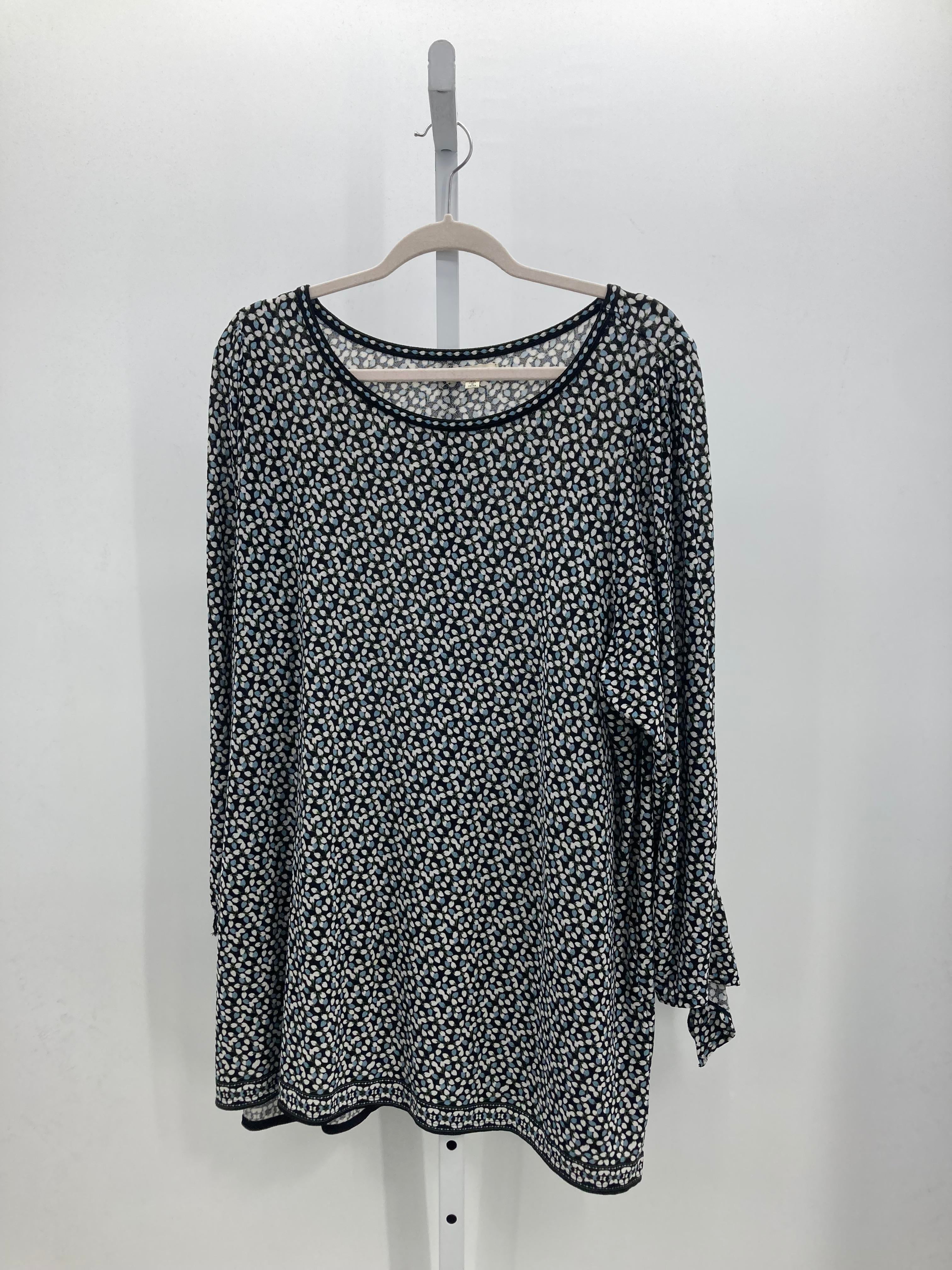 Max Studio Size 2X Womens Long Sleeve Shirt