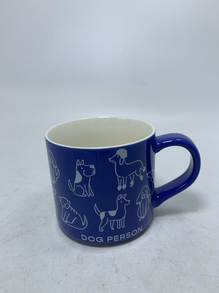 NEW PARKER LANE ASSORTED DOG PERSON MUG.