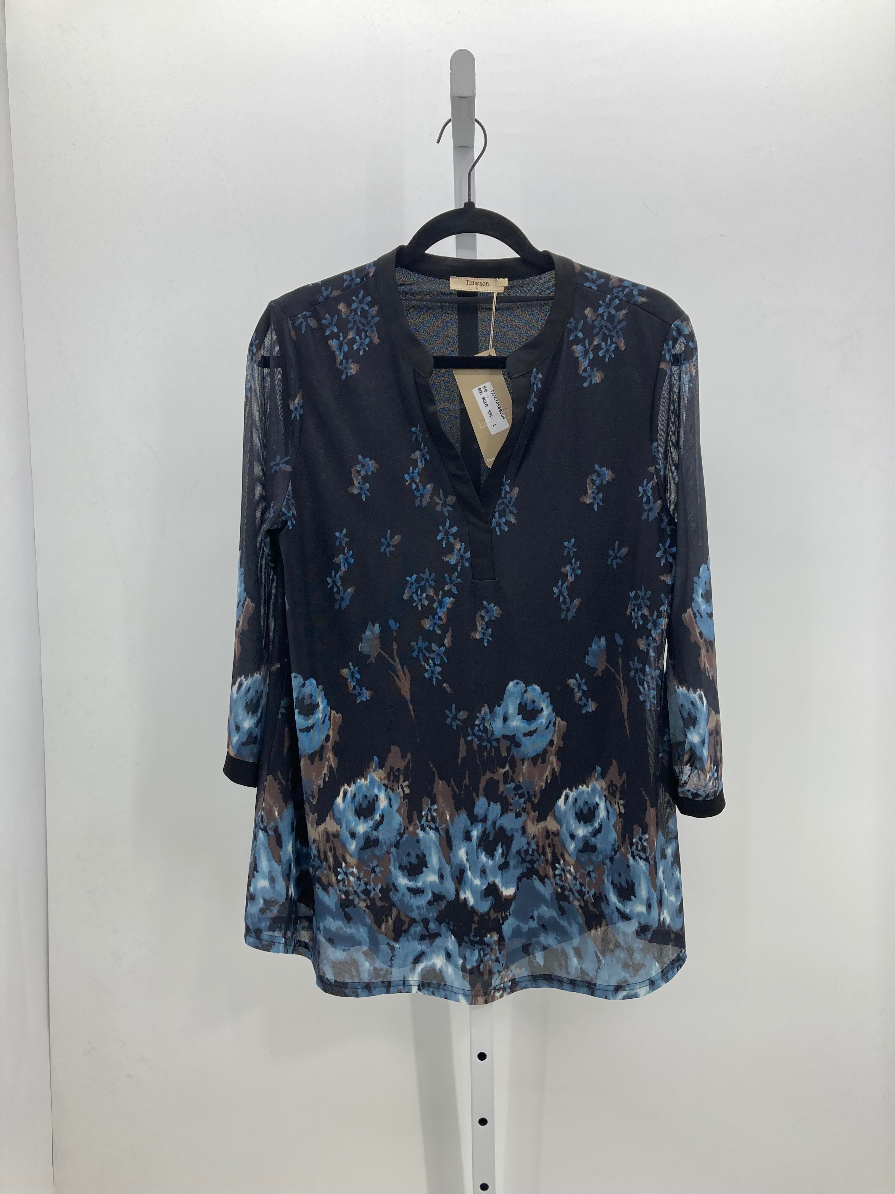 Size Large Misses 3/4 Sleeve Shirt