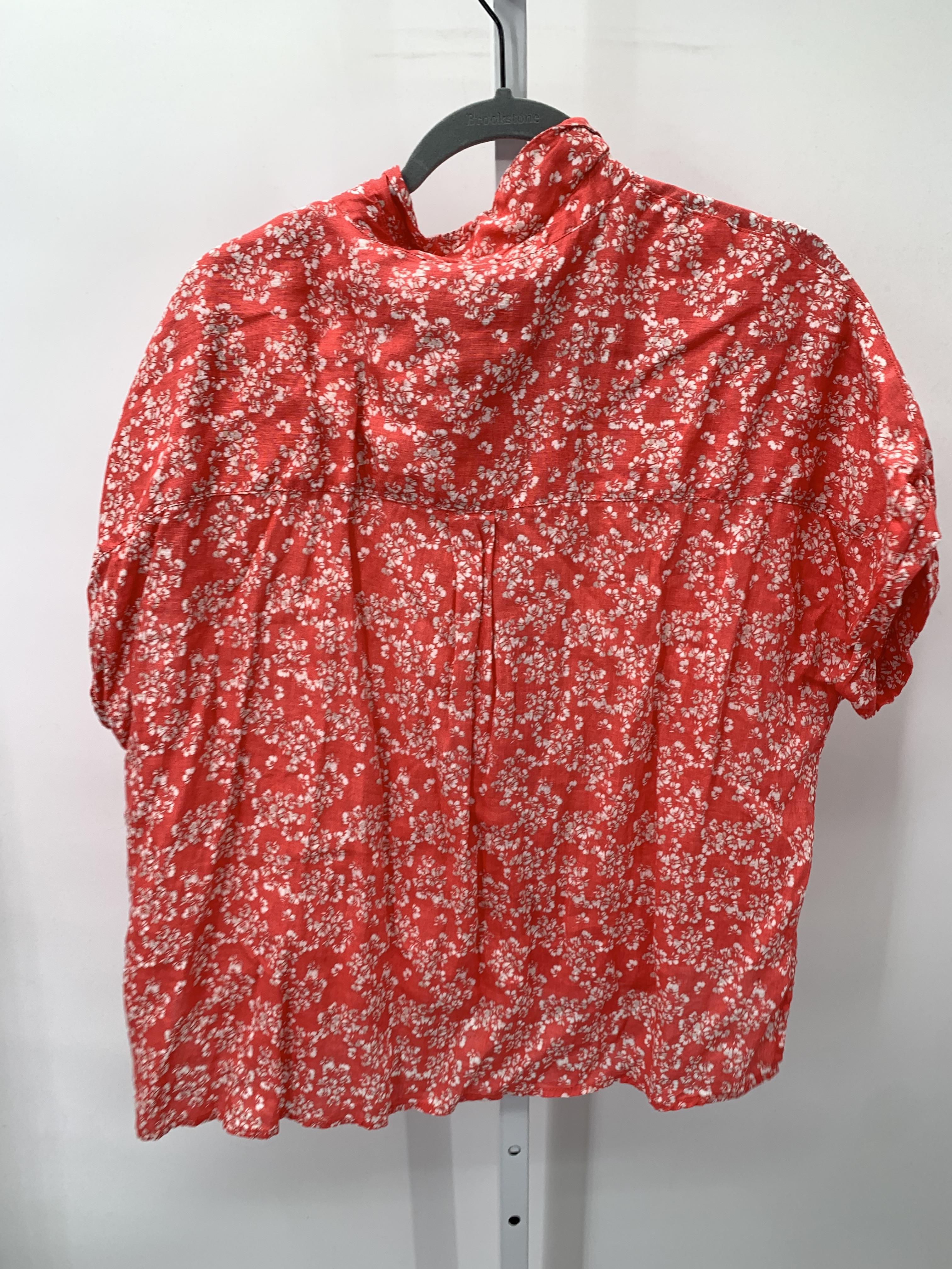 Rachel Zoe Size Large Misses Short Sleeve Shirt