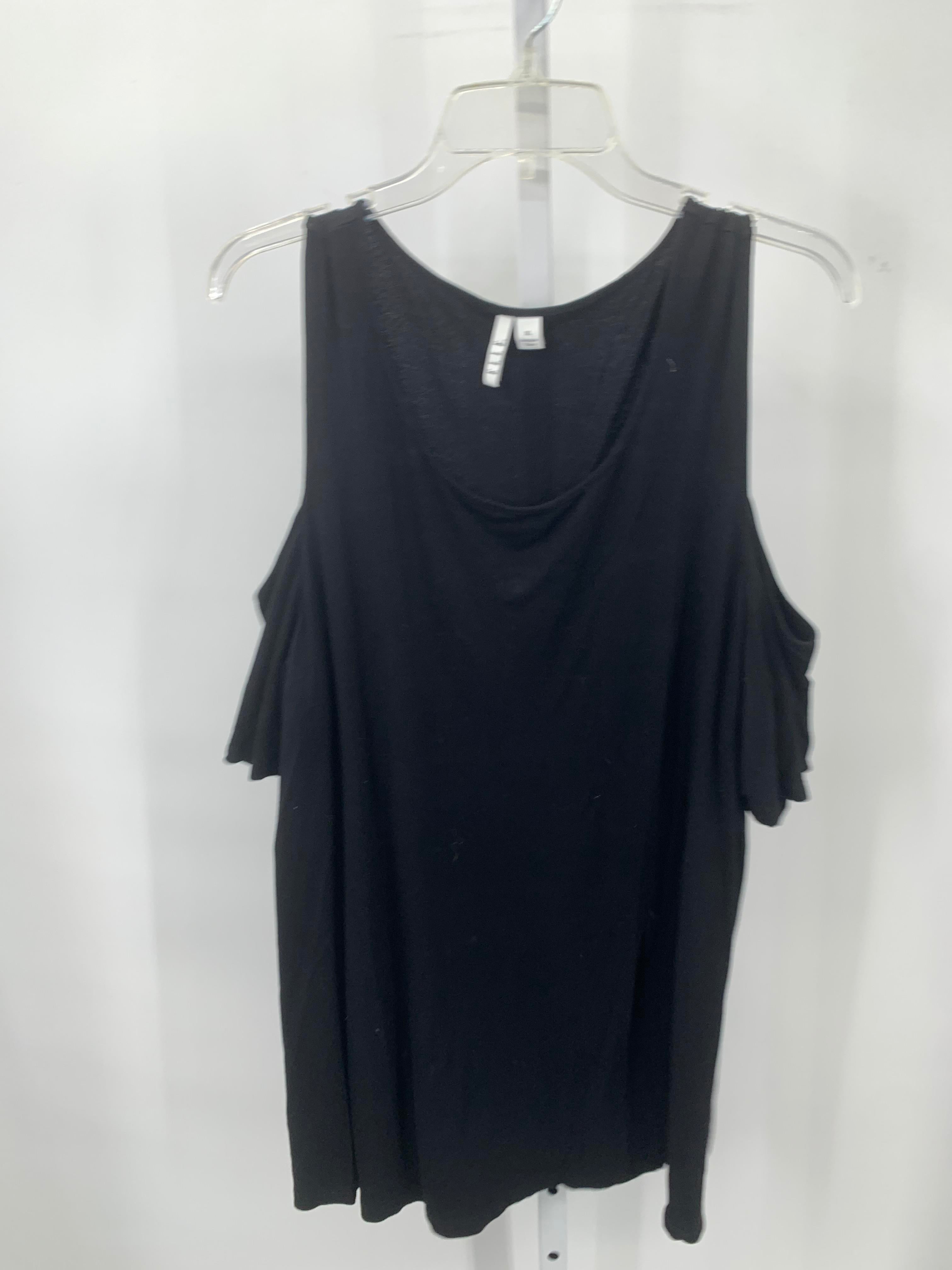 Elle Size Extra Large Misses Short Sleeve Shirt