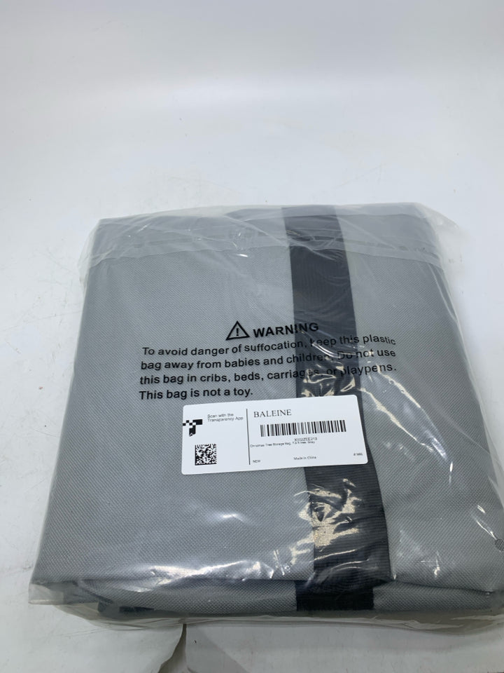 NIP GREY LARGE CHRISTMAS TREE STORAGE BAG.