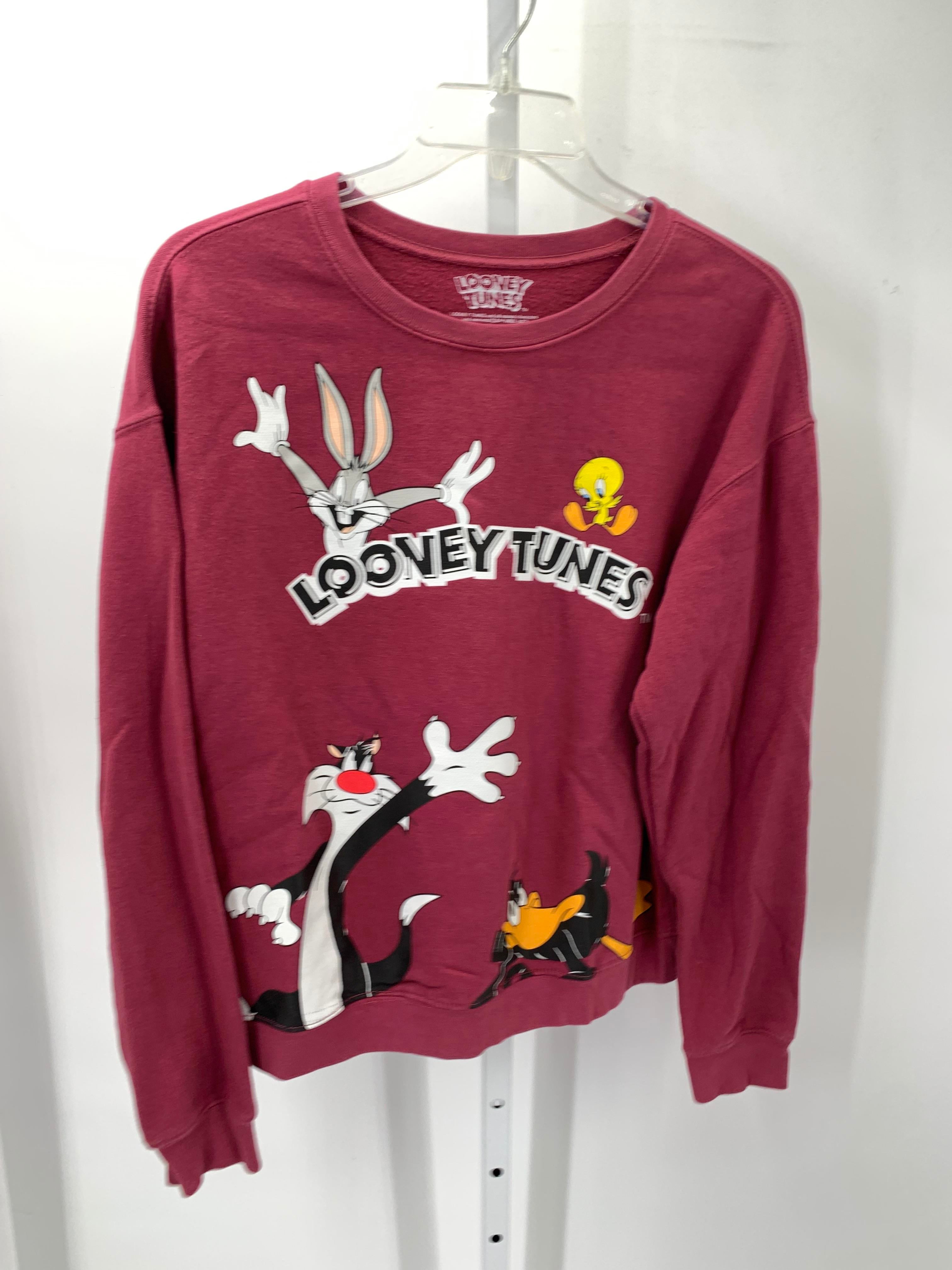 Looney Tunes Size Extra Large Juniors Long Sleeve Shirt