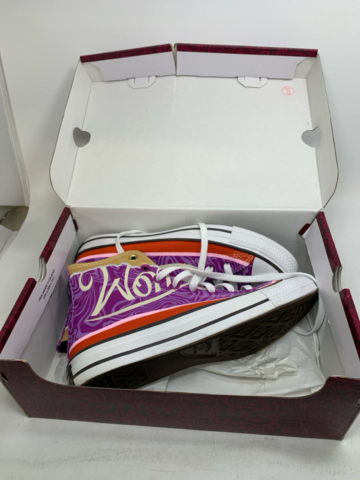 Converse Willy Wonka Hi Top Shoes (Men-7, Wom-9)- With Box *Gently Used