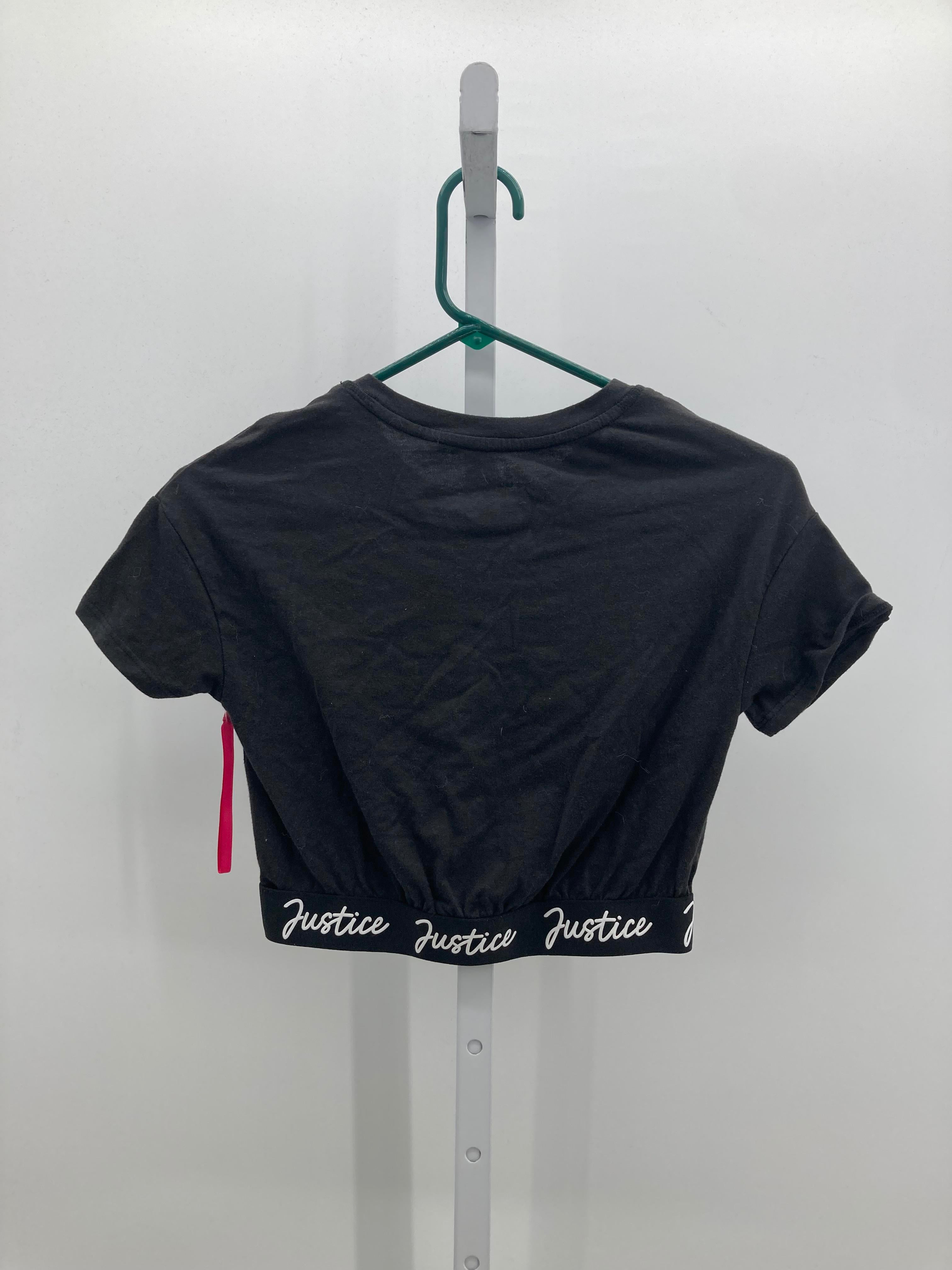 Justice Size 7-8 Girls Short Sleeve Shirt