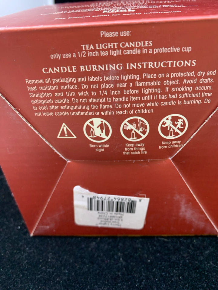 NIB LENOX MERRY TREE VOTIVE HOLDER.