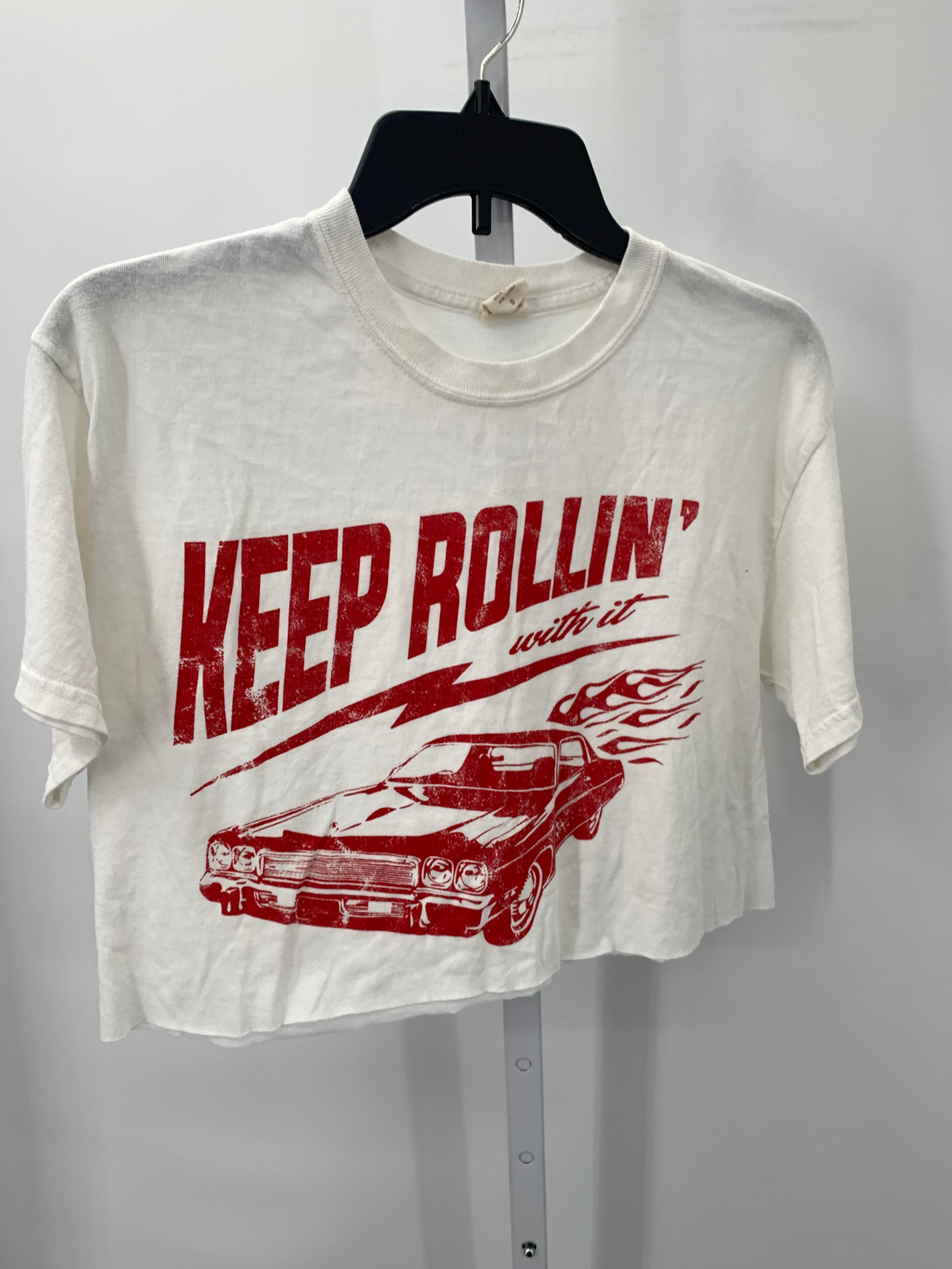 Size Small Juniors Short Sleeve Shirt