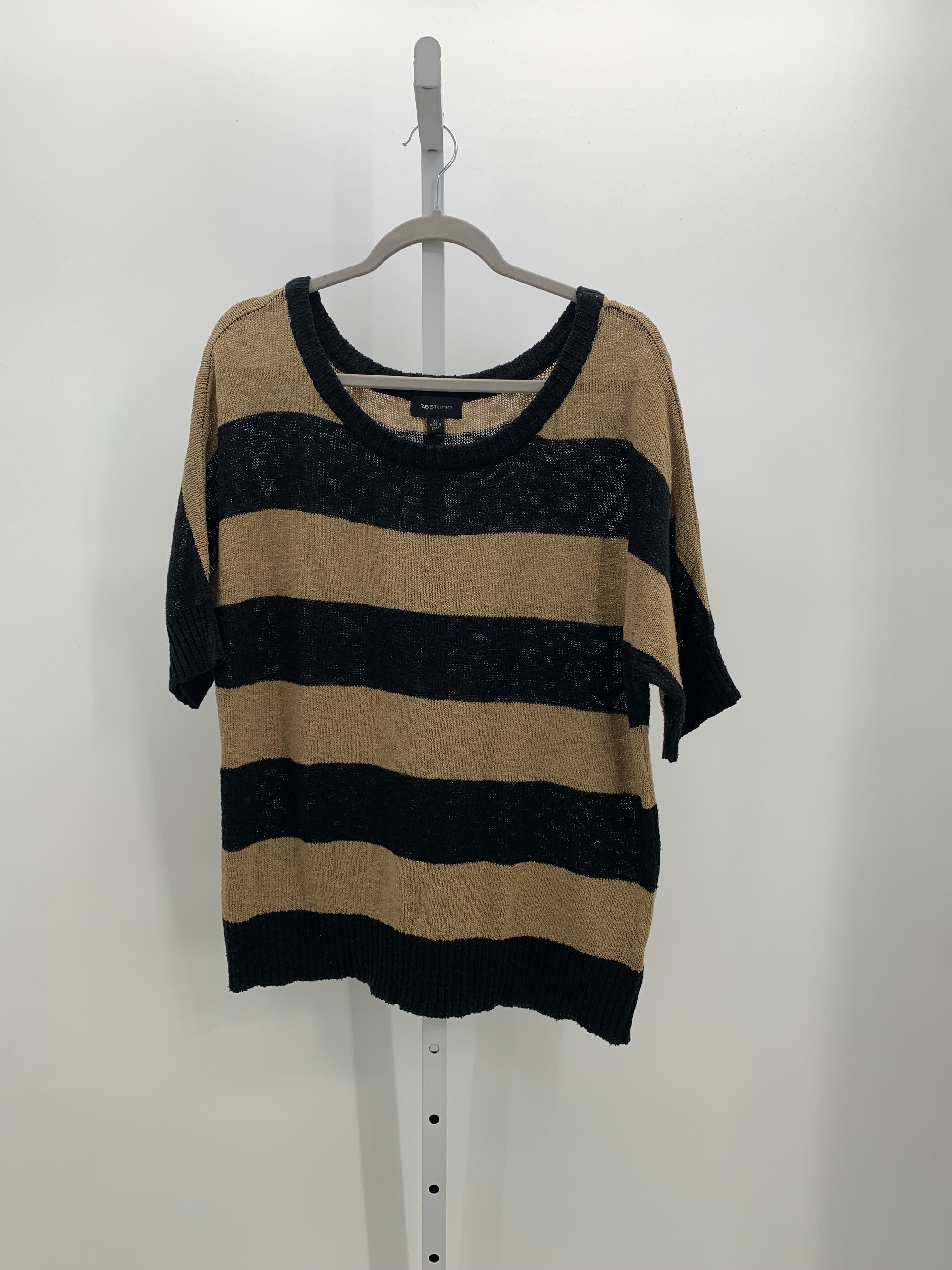 Ab Studio Size Extra Large Misses Short Slv Sweater