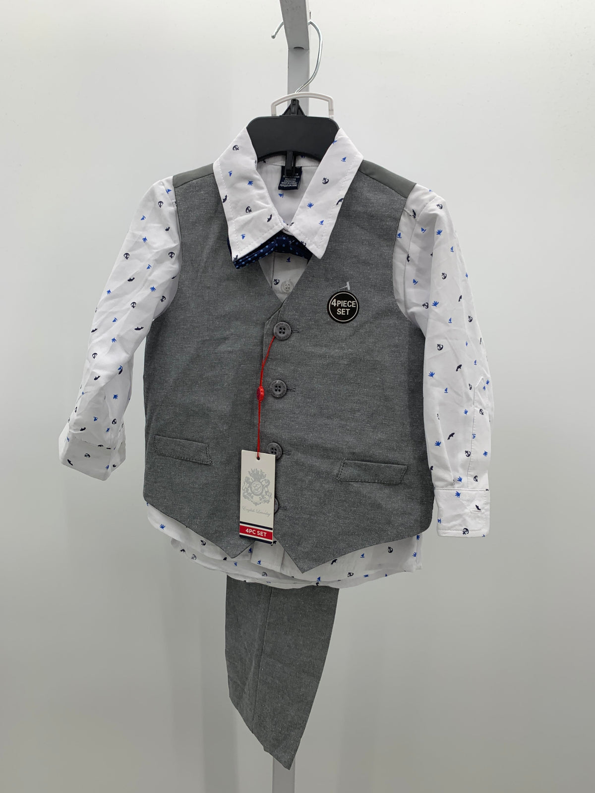 NEW SAIL BOTS SHIRT PANTS VEST AND BOW TIE