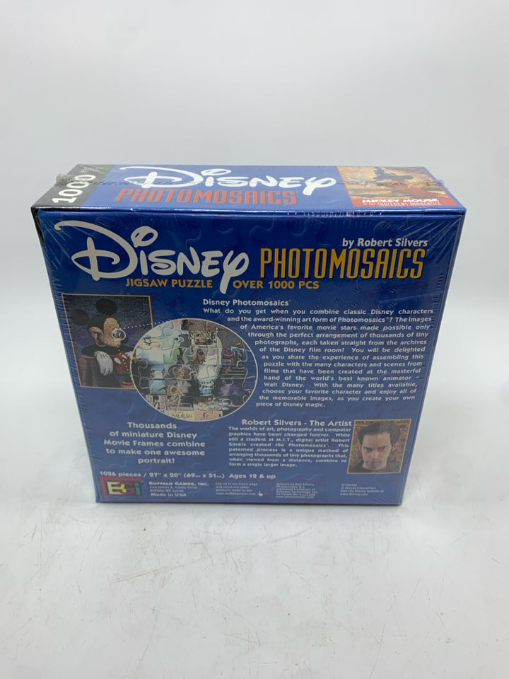 NIB DISNEY SORCERERS PHOTOMOSAICS PUZZLE.