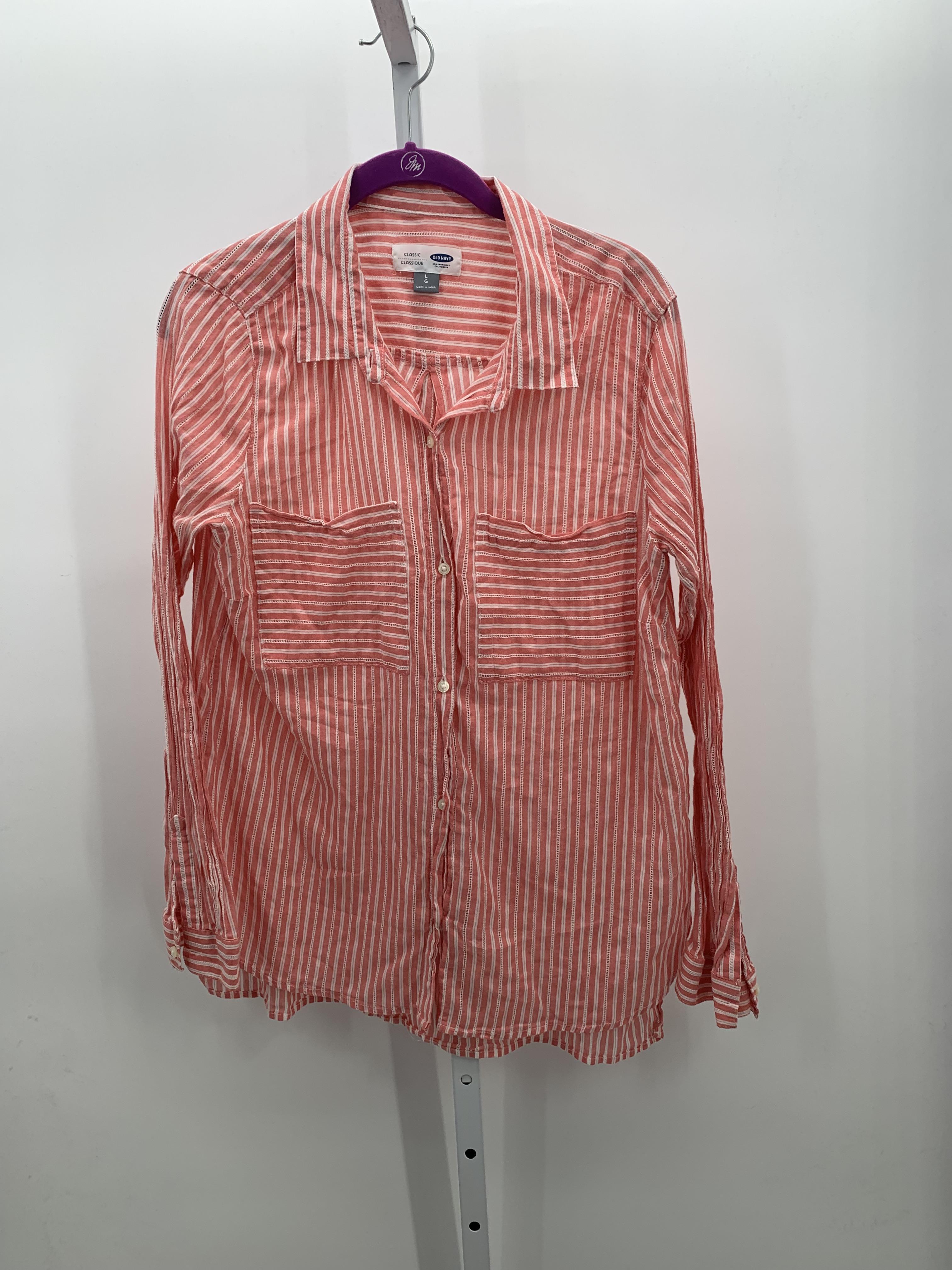 Old Navy Size Large Misses Long Sleeve Shirt