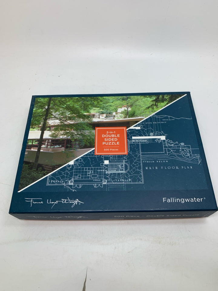 NIB FRANK LLOYD WRIGHT FALLIN PUZZLE.