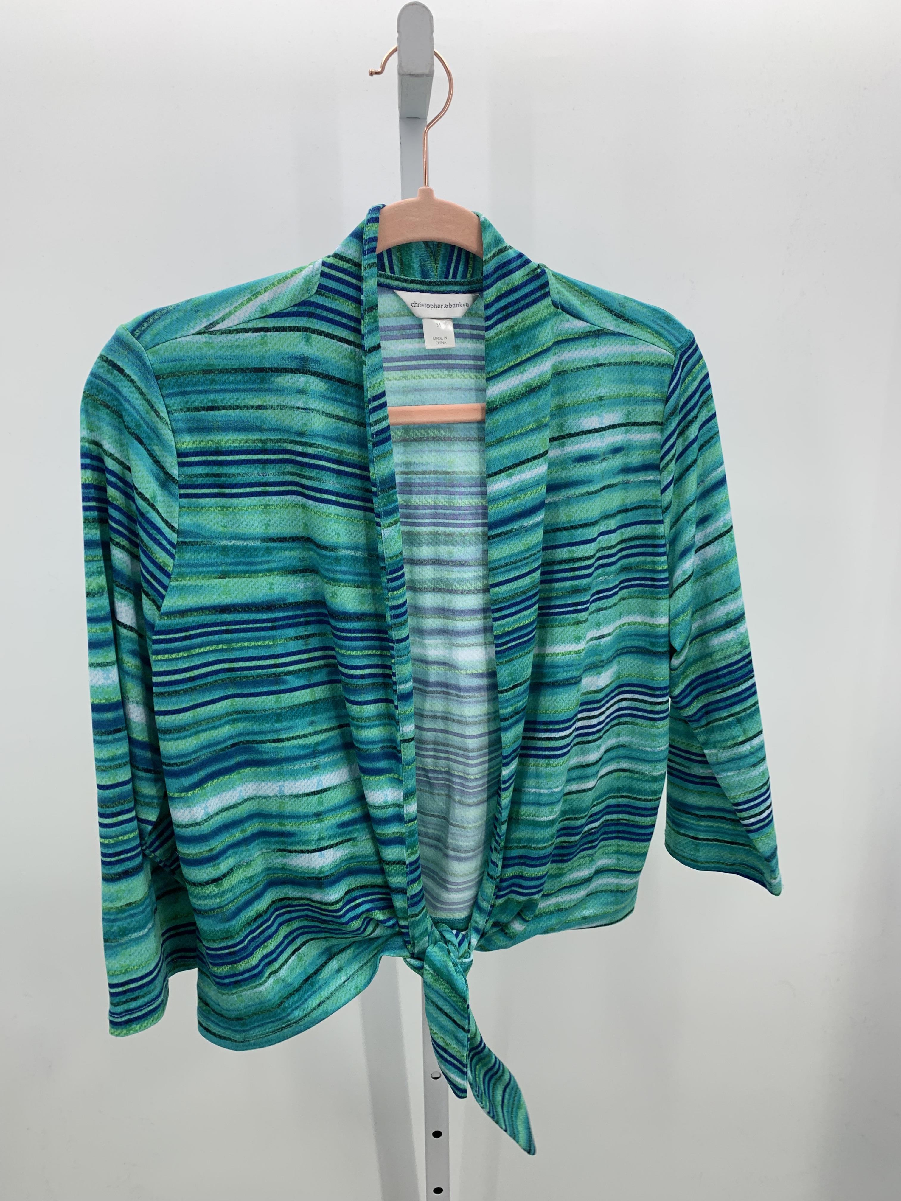 Christopher & Banks Size Medium Misses 3/4 Sleeve Shirt