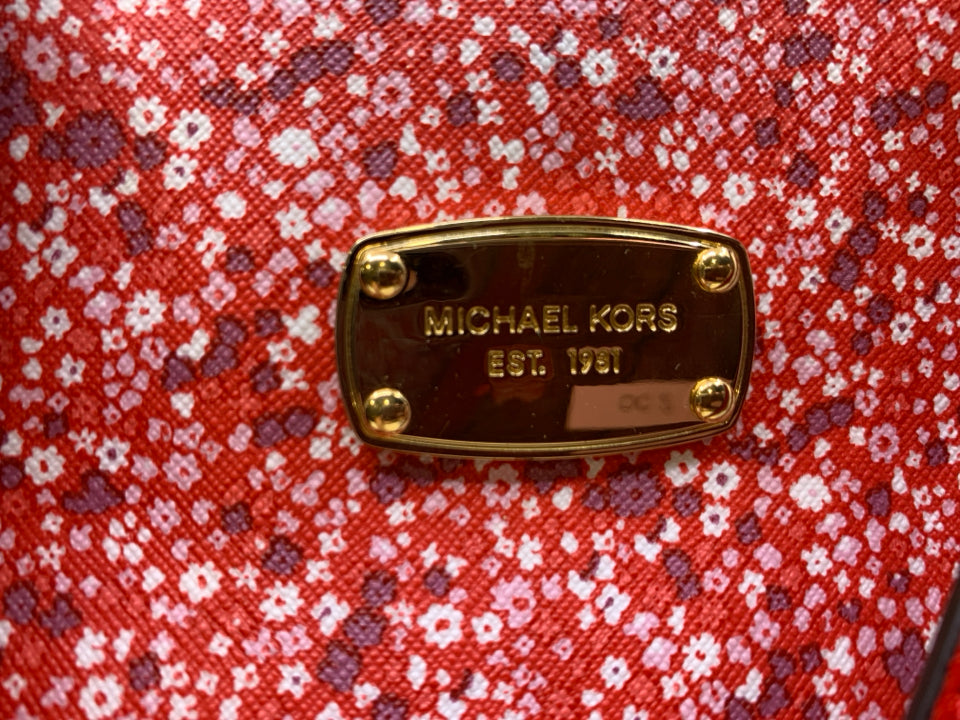 Michael Kors Jet Set Floral Tote Bag *Minor Interior Marks