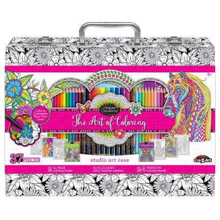 Cra-Z-Art Timeless Creations the Art of Coloring Coloring Studio with Case Age