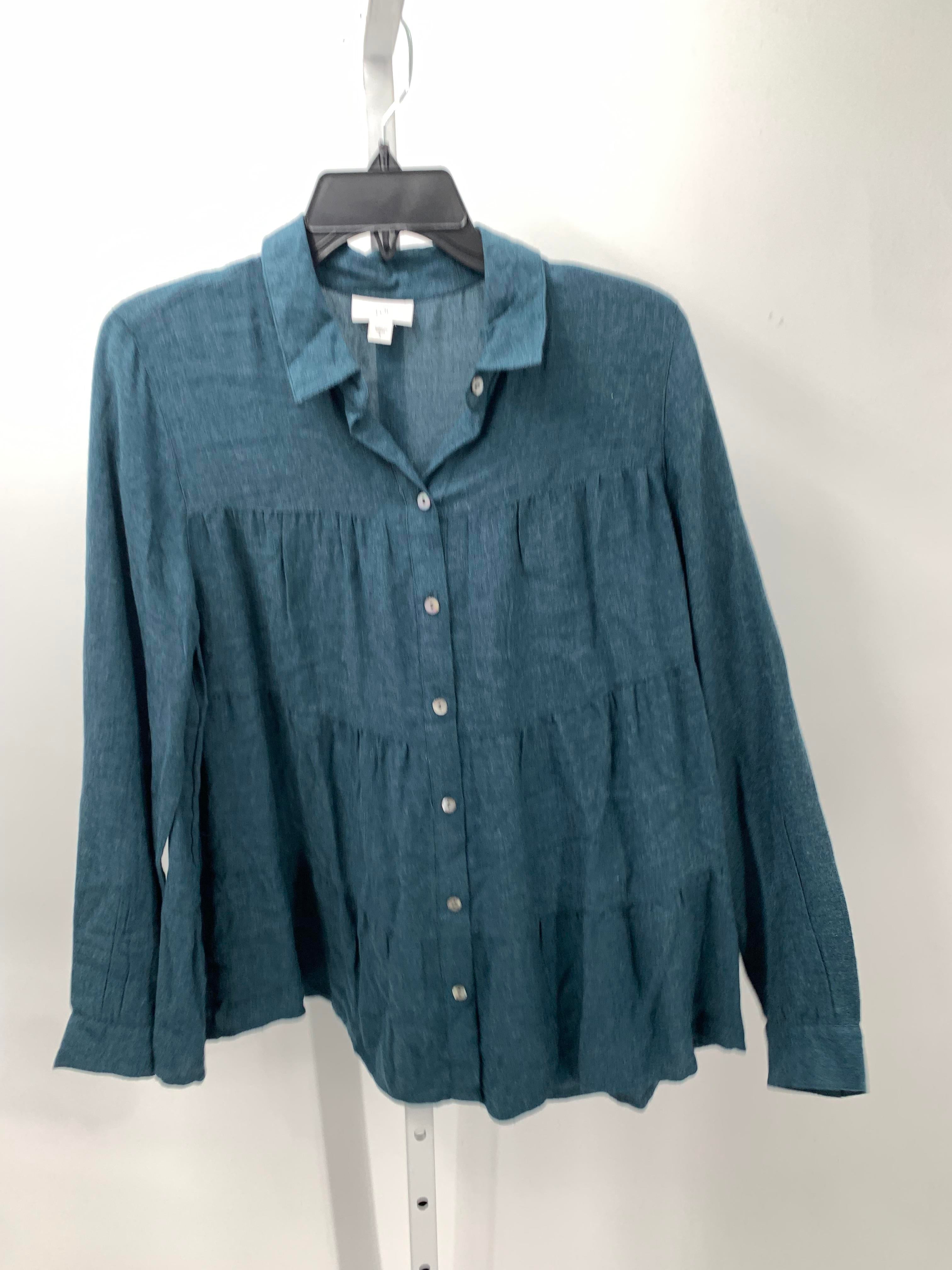 J-Jill Size Small Misses Long Sleeve Shirt