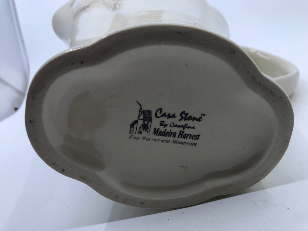 CERAMIC OVAL PITCHER.