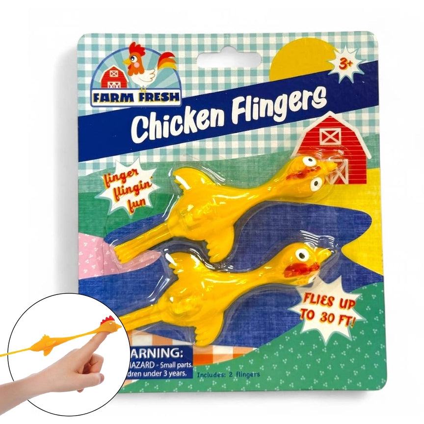 New Farm Fresh Chicken Flingers Launch Toy, Spring