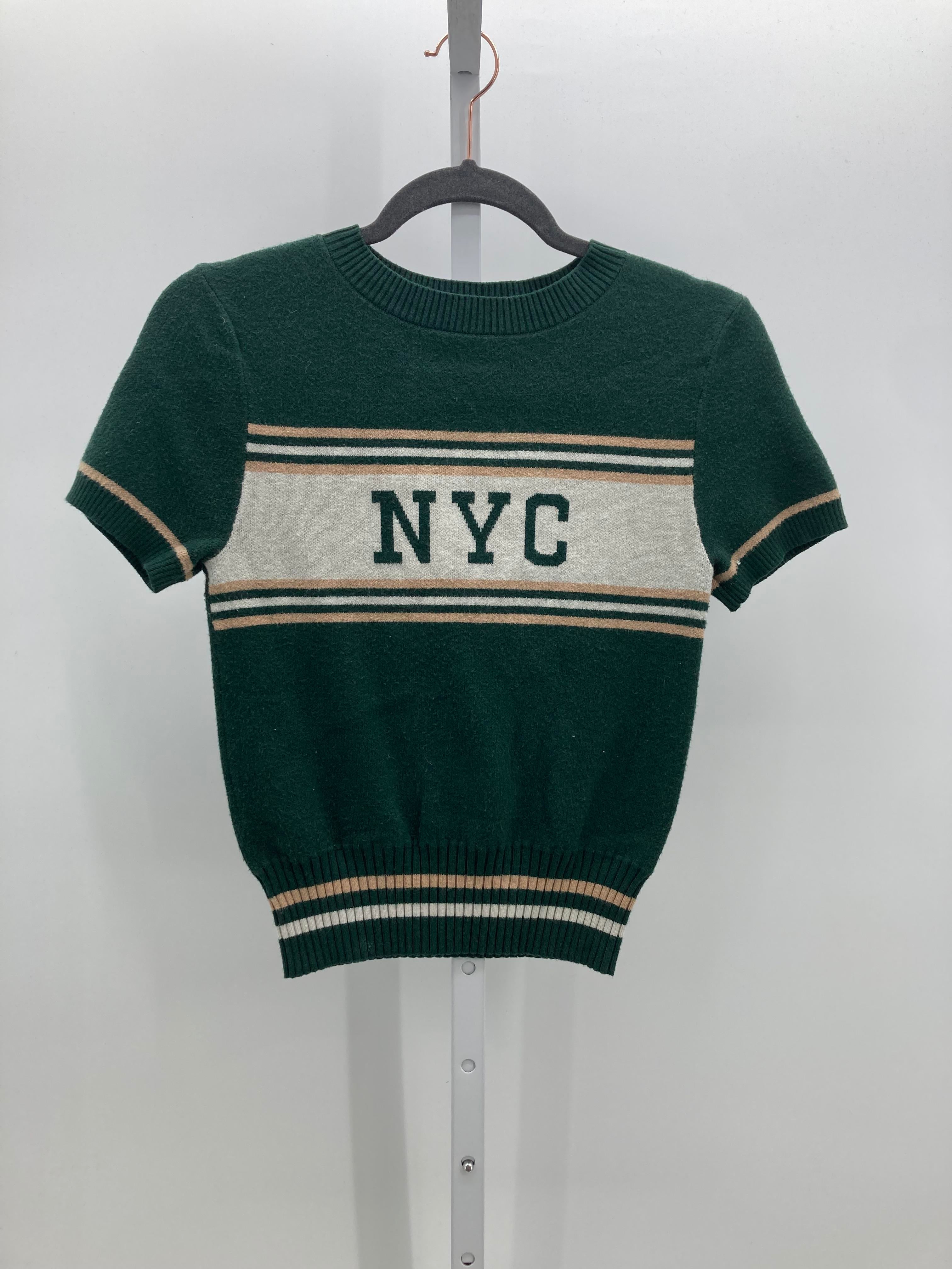SO Size Large Juniors Short Sleeve Sweater