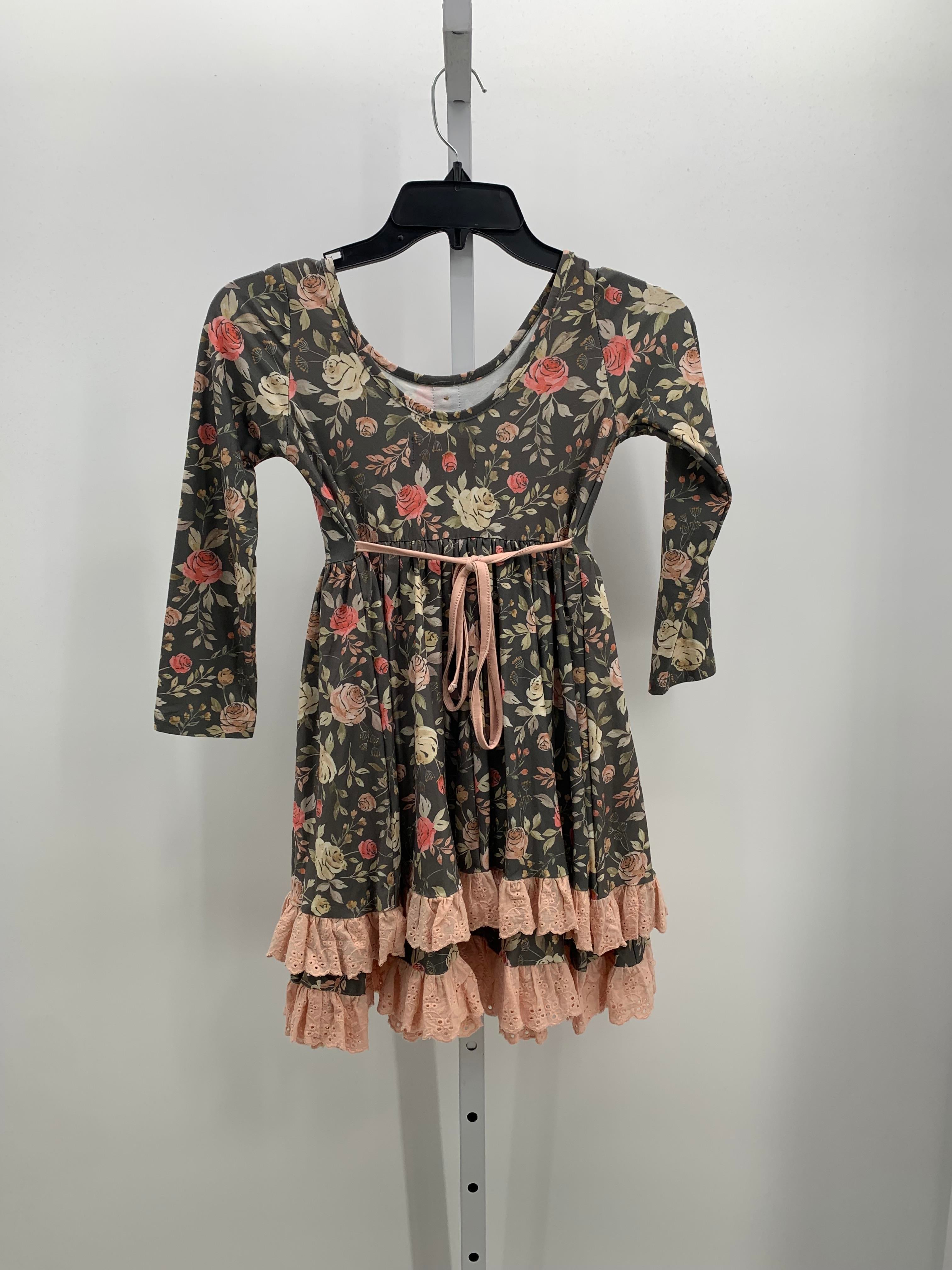 Size 7 Girls Long Sleeve Dress