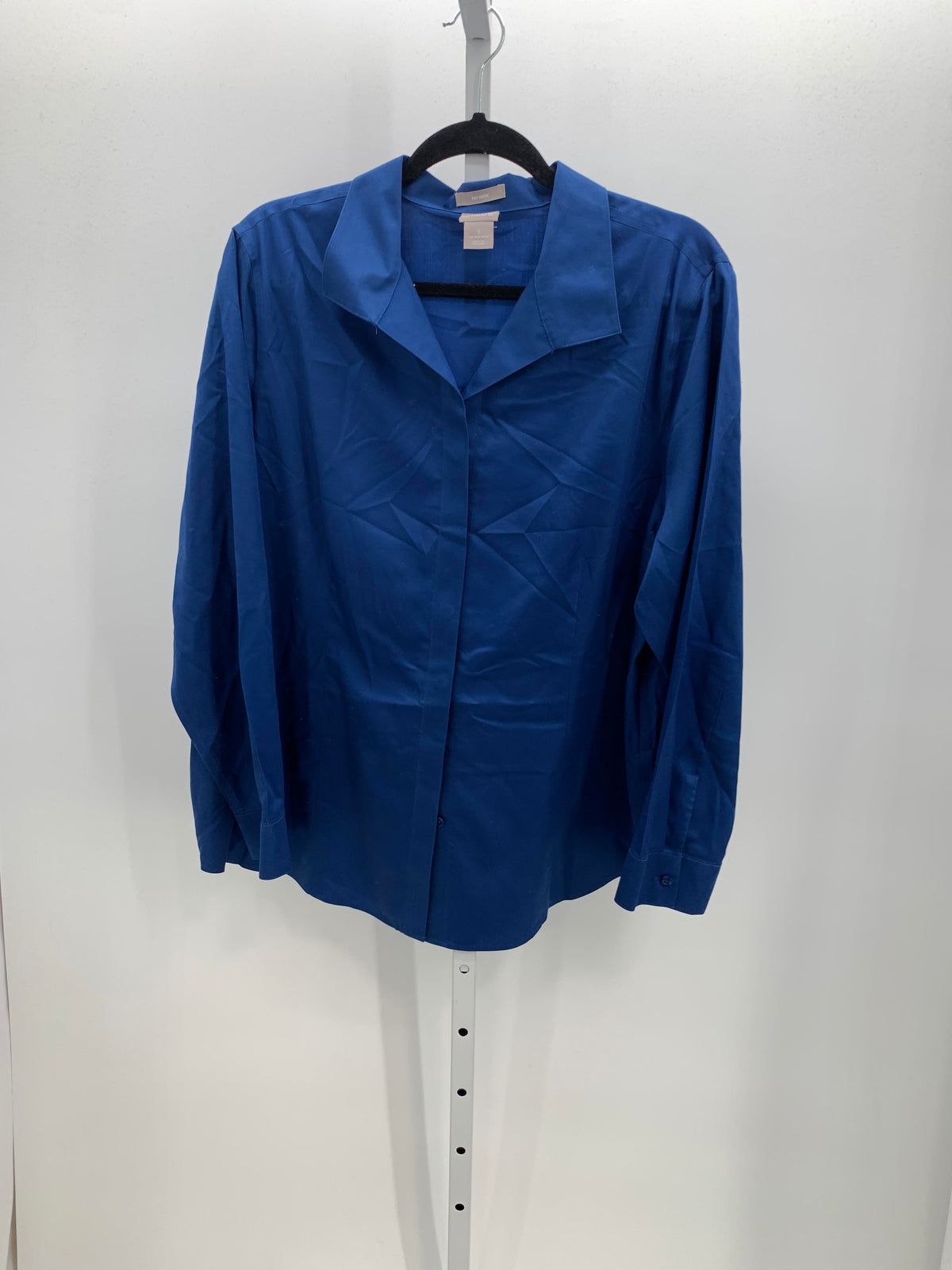 Chico's Size Large Misses Long Sleeve Shirt