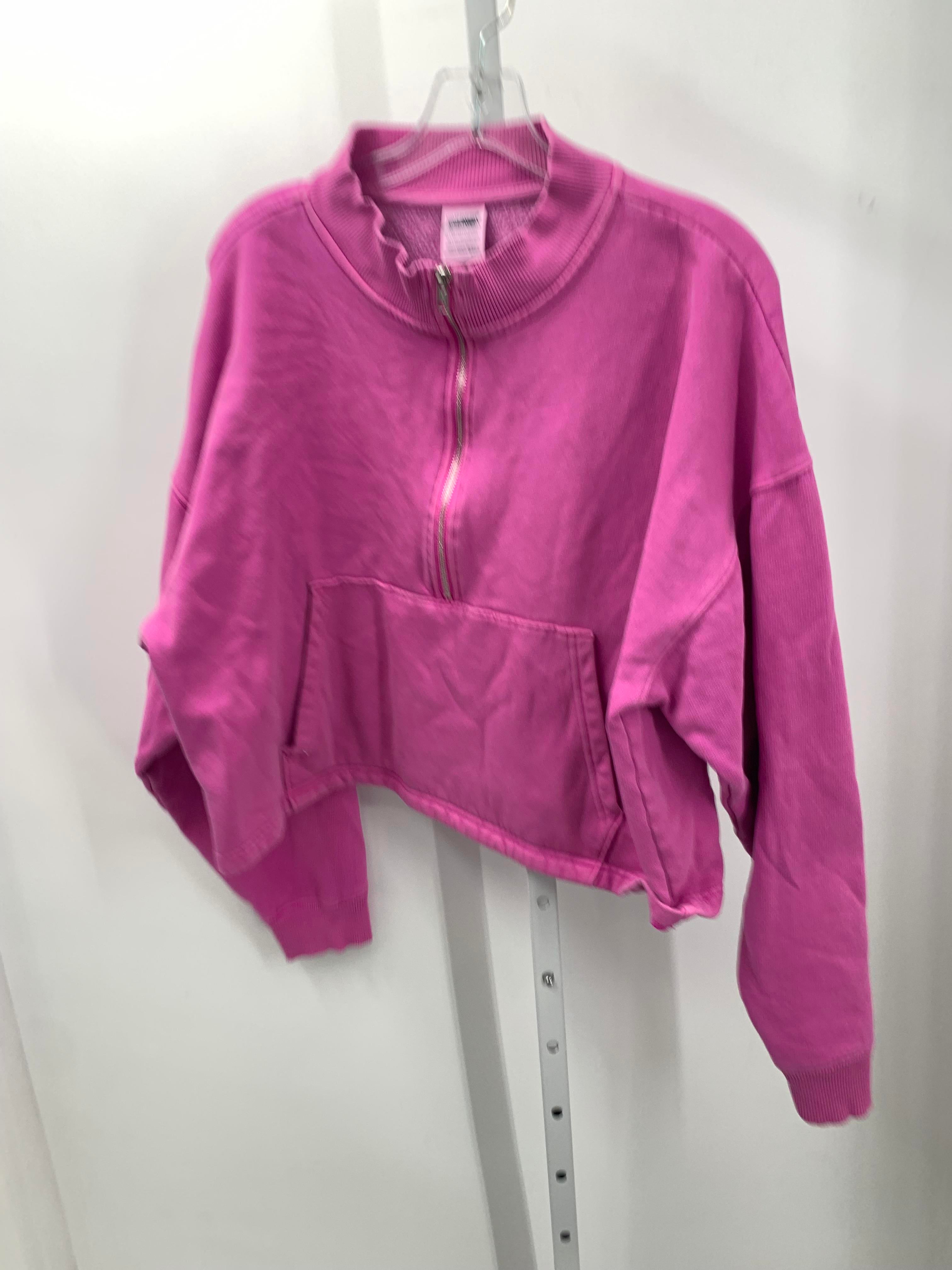 PINK Size Extra Large Juniors Long Sleeve Shirt