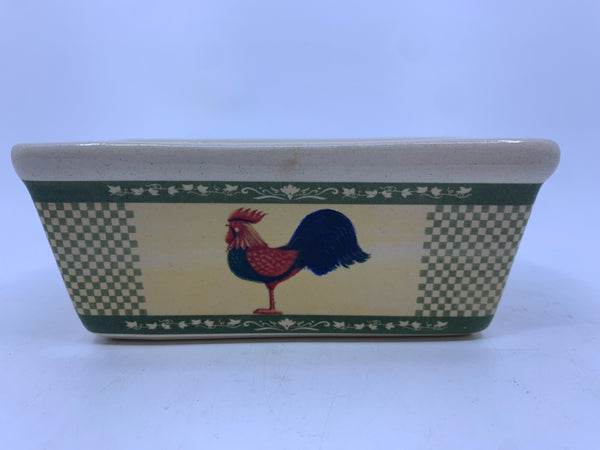 SMALL ROOSTER LOAF PAN.