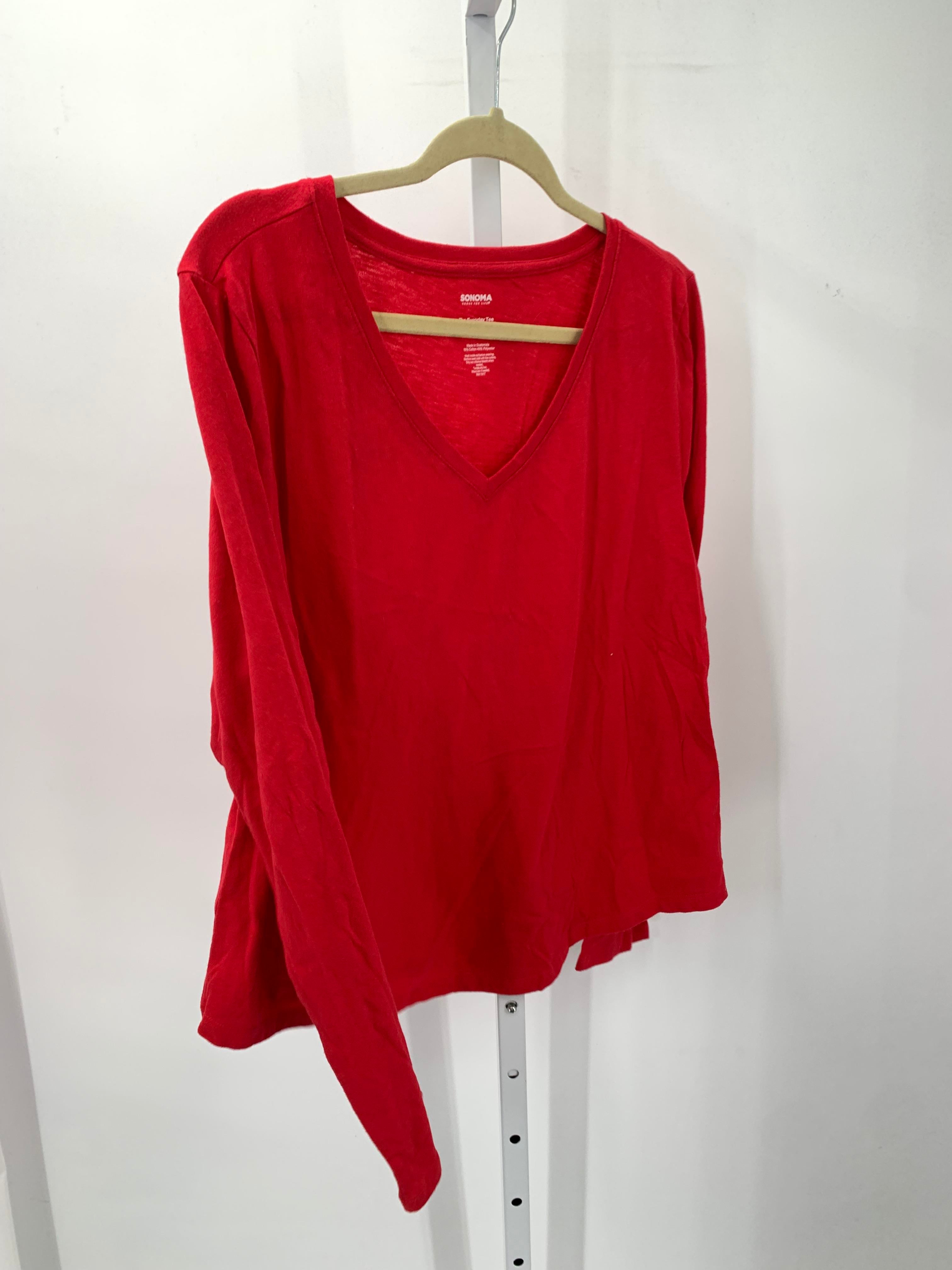 Sonoma Size Extra Large Misses Long Sleeve Shirt