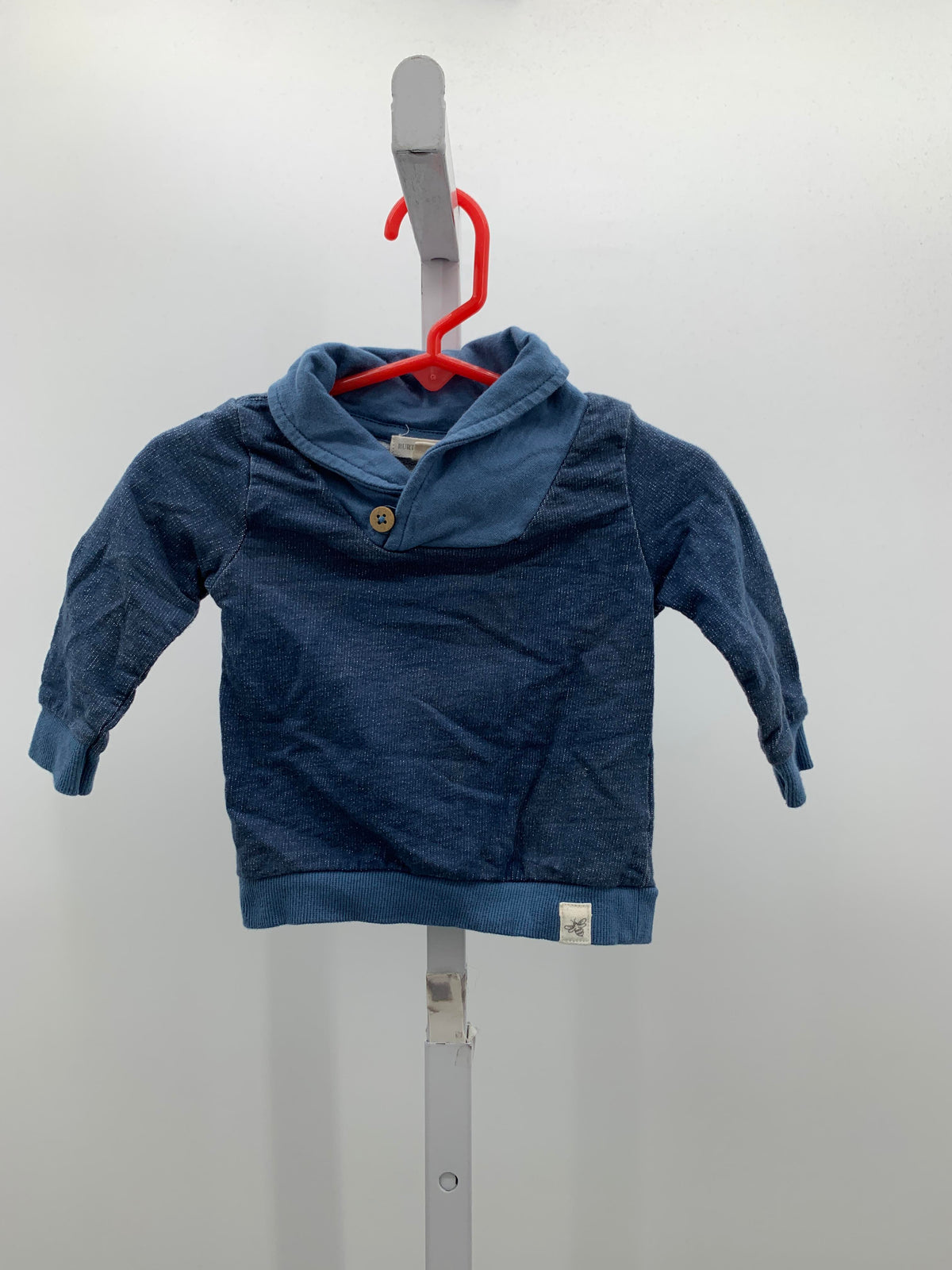 BROWN BTN KNIT