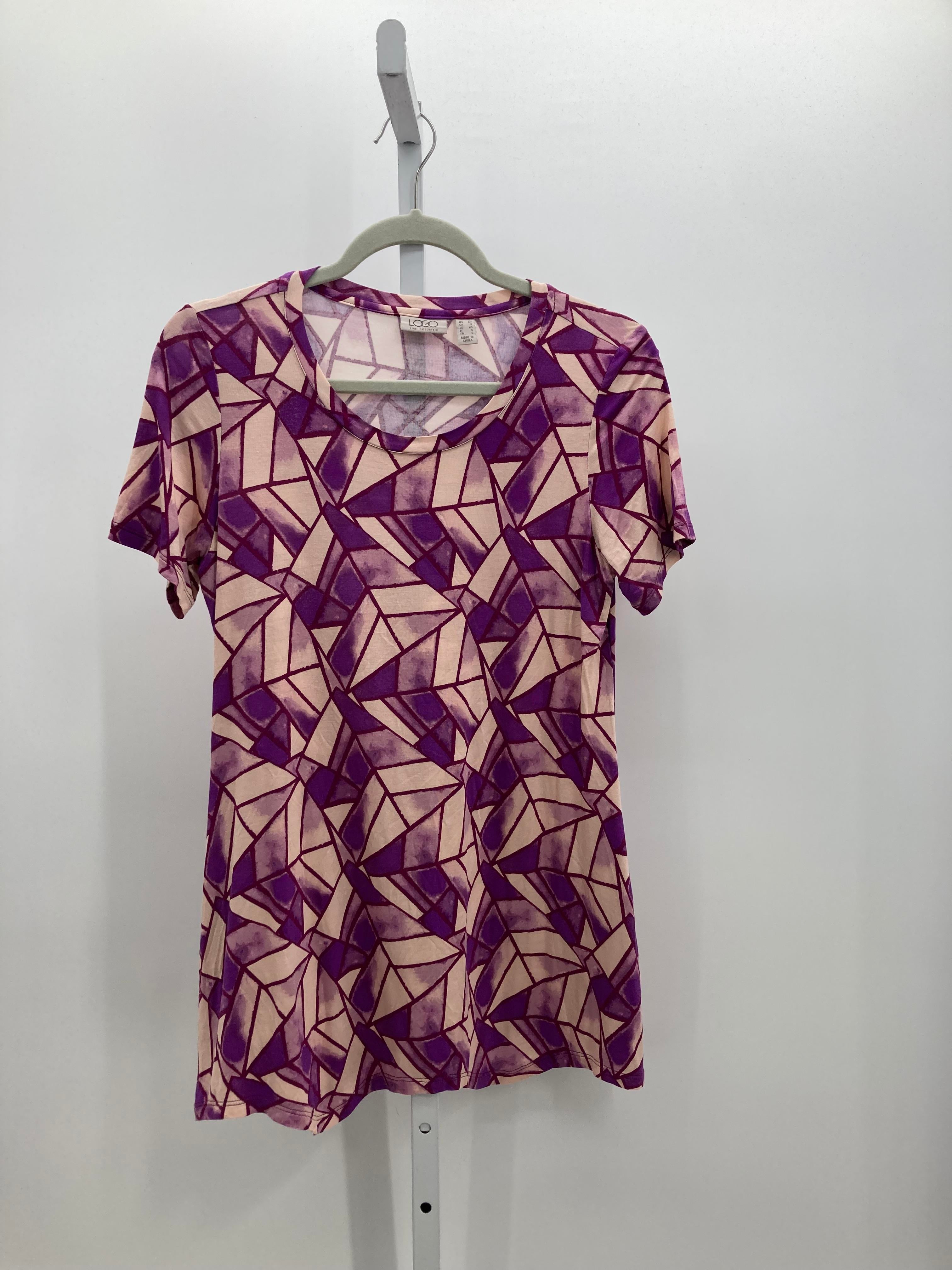 LOGO Size X Small Misses Short Sleeve Shirt